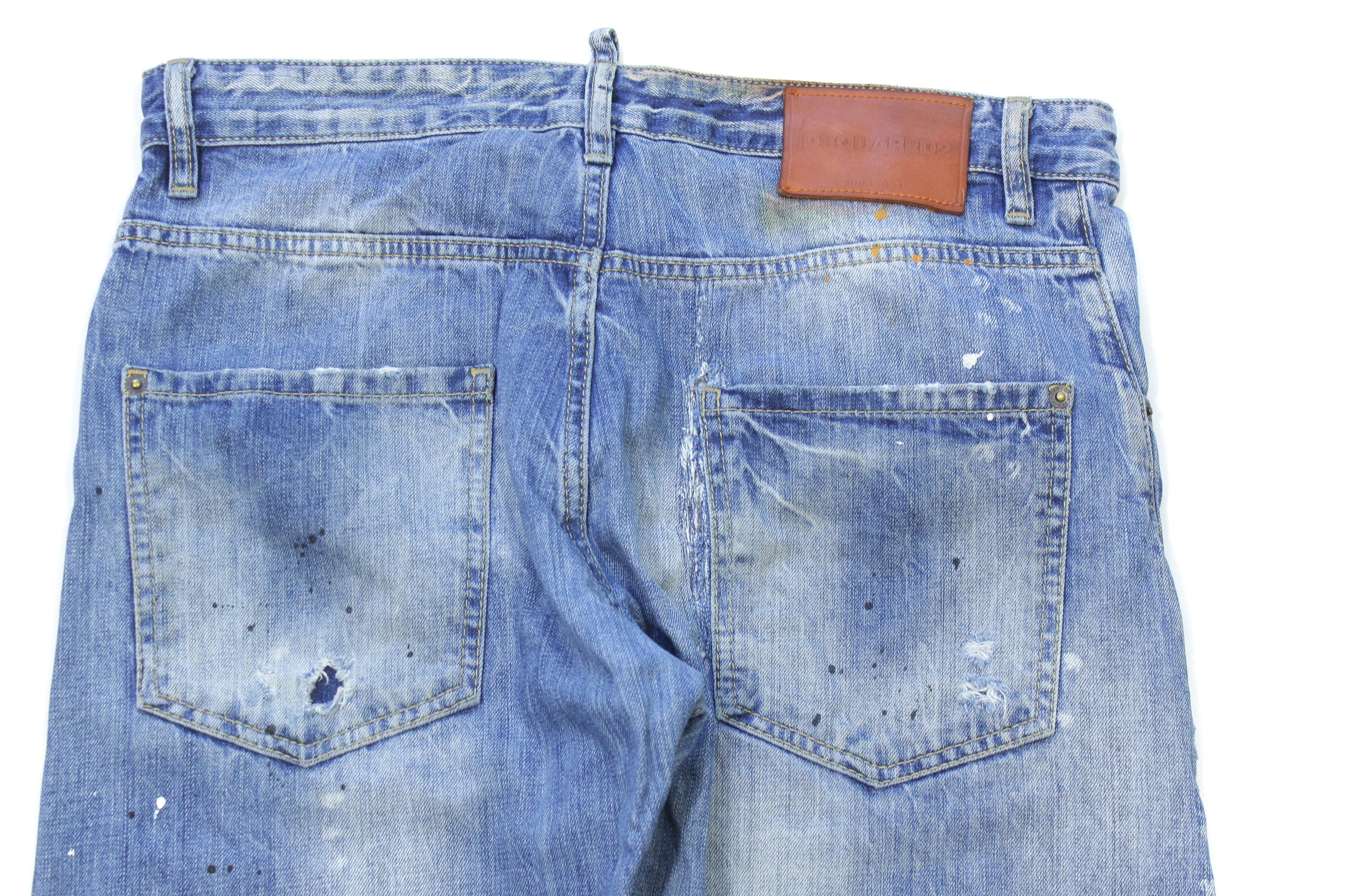 Dsquared2 Painter Classic Distressed Kenny Jeans Size US 32 / EU 48 - 4 Thumbnail