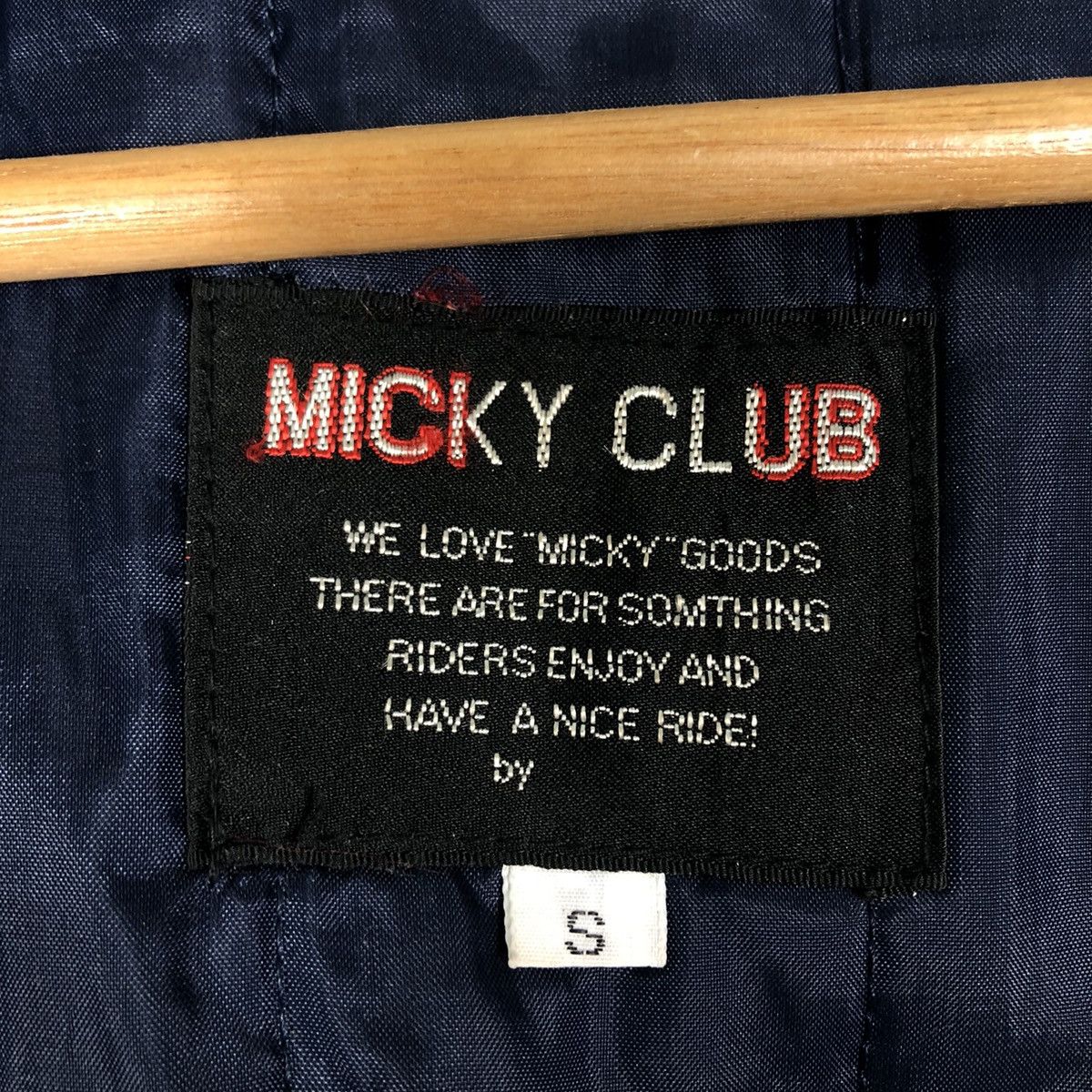 Japanese Brand 🔥Vintage Bomber Jacket Micky Club Riot Riot Design Size US S / EU 44-46 / 1 - 13 Thumbnail