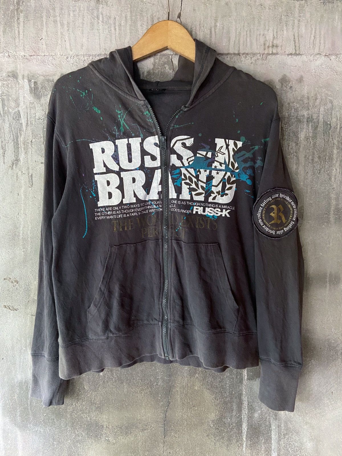 Beauty Beast × Hysteric Glamour × Japanese Brand THE WORLD EXIST PERFECT RUSS-K JAPAN ZIP HOODIE Size US M / EU 48-50 / 2 - 1 Thumbnail