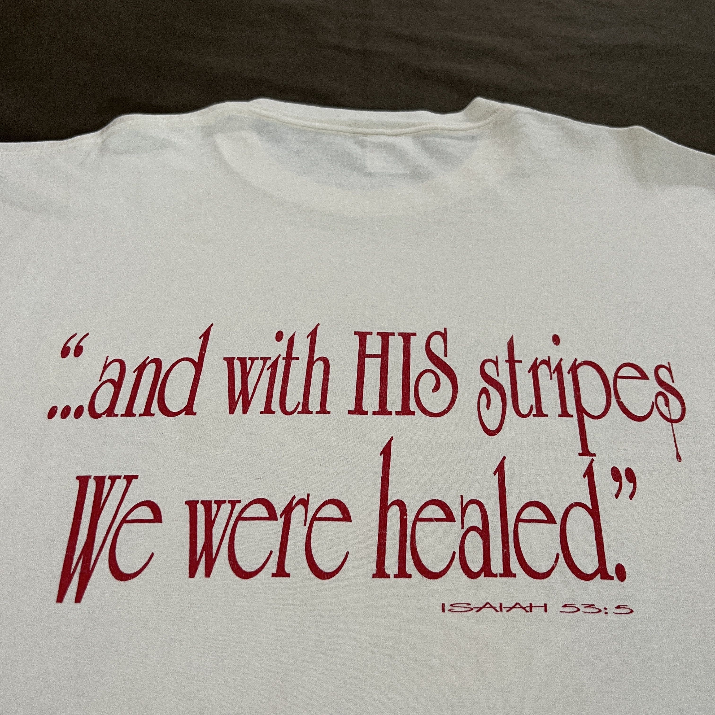 Vintage Vintage 90s Before You Turn Your Back On Jesus God Tee XL Size US XL / EU 56 / 4 - 9 Thumbnail