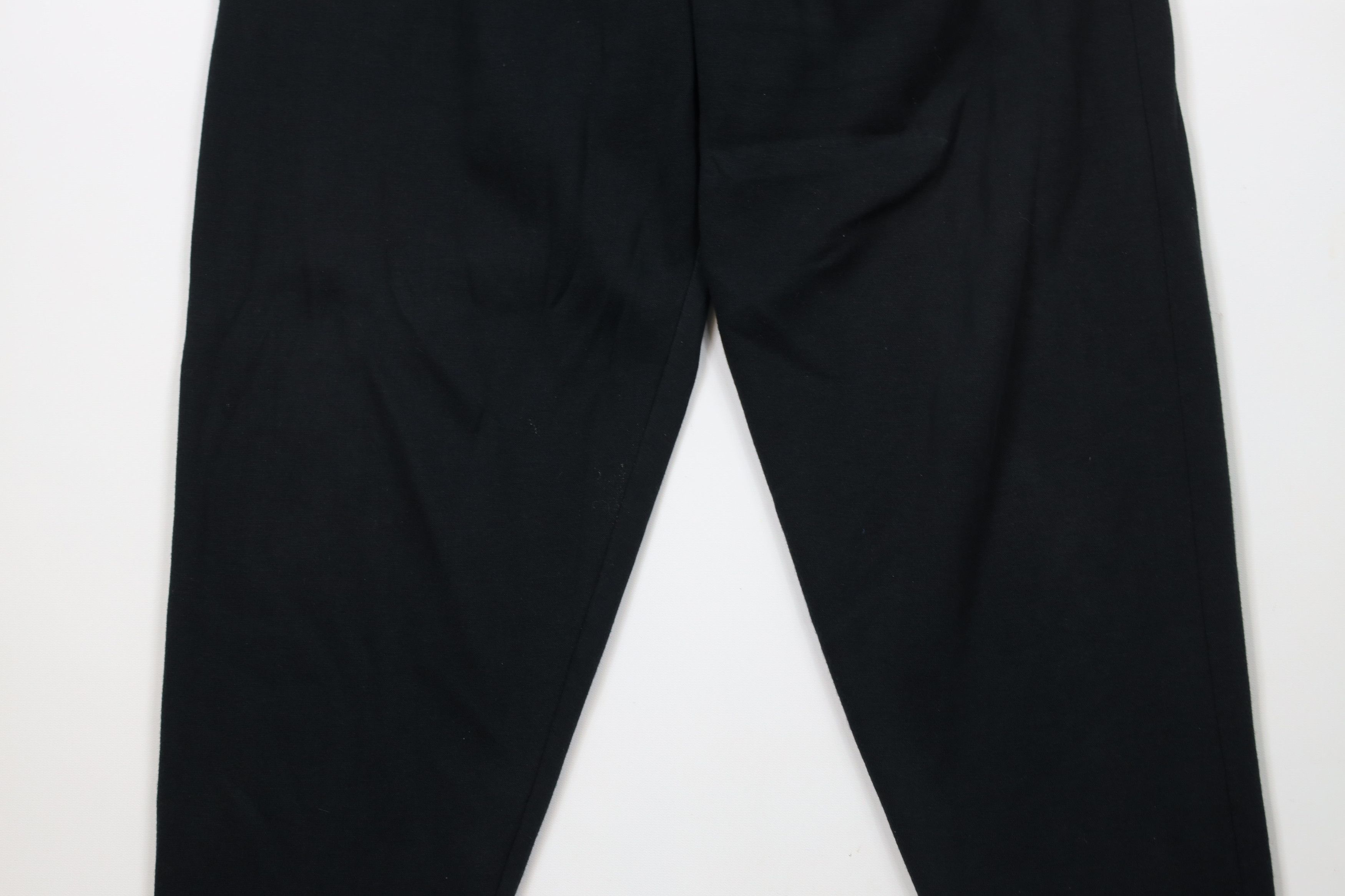 Vintage Vintage 90s Streetwear Tapered Leg Sweatpants Pants Black Size 22" - 3 Thumbnail