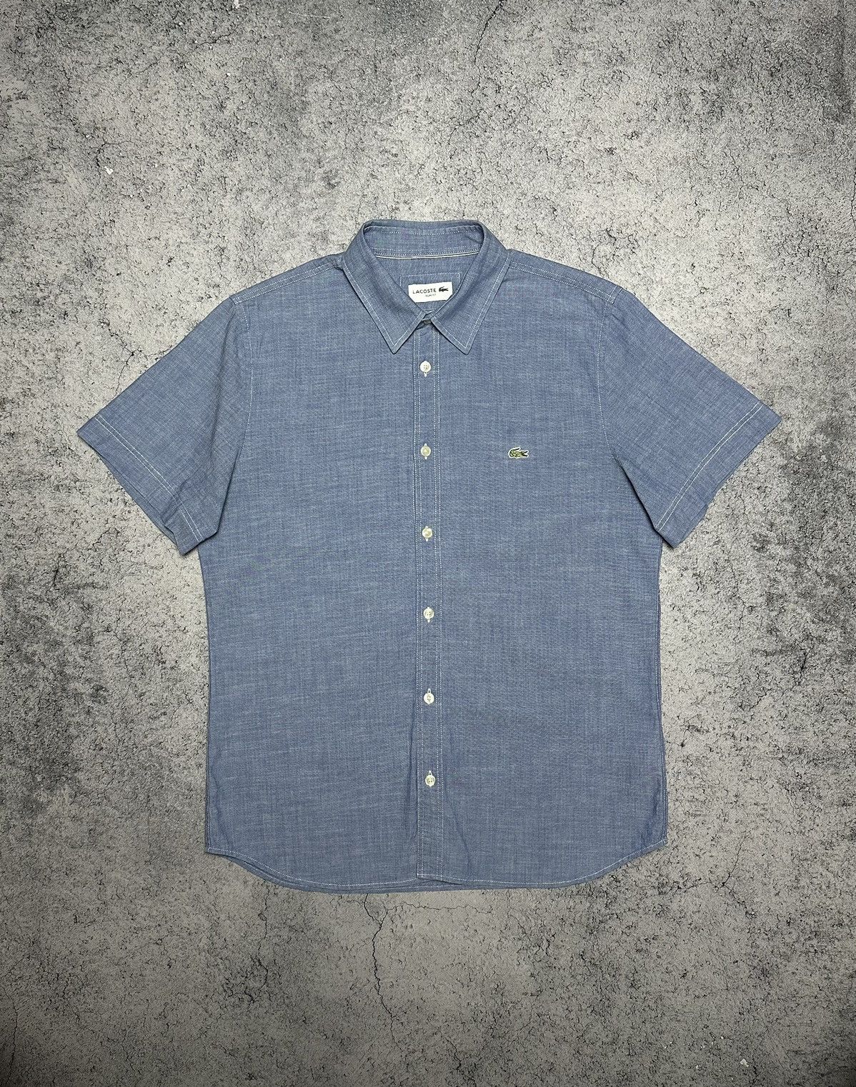 Lacoste Lacoste Short Sleeve Button Shirt Size US M / EU 48-50 / 2 - 1 Thumbnail