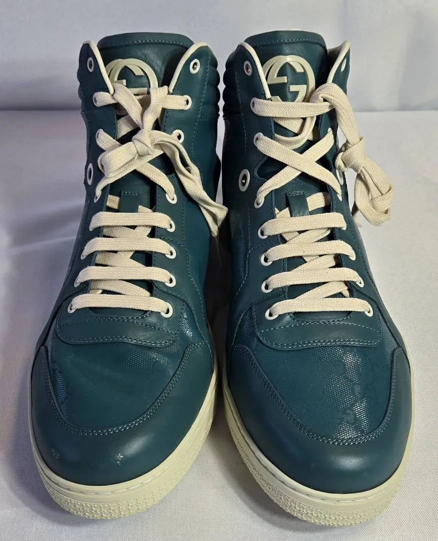Gucci Gucci Coda High Top Sneakers - canvas & leather Size US 15 / EU 48 - 3 Thumbnail
