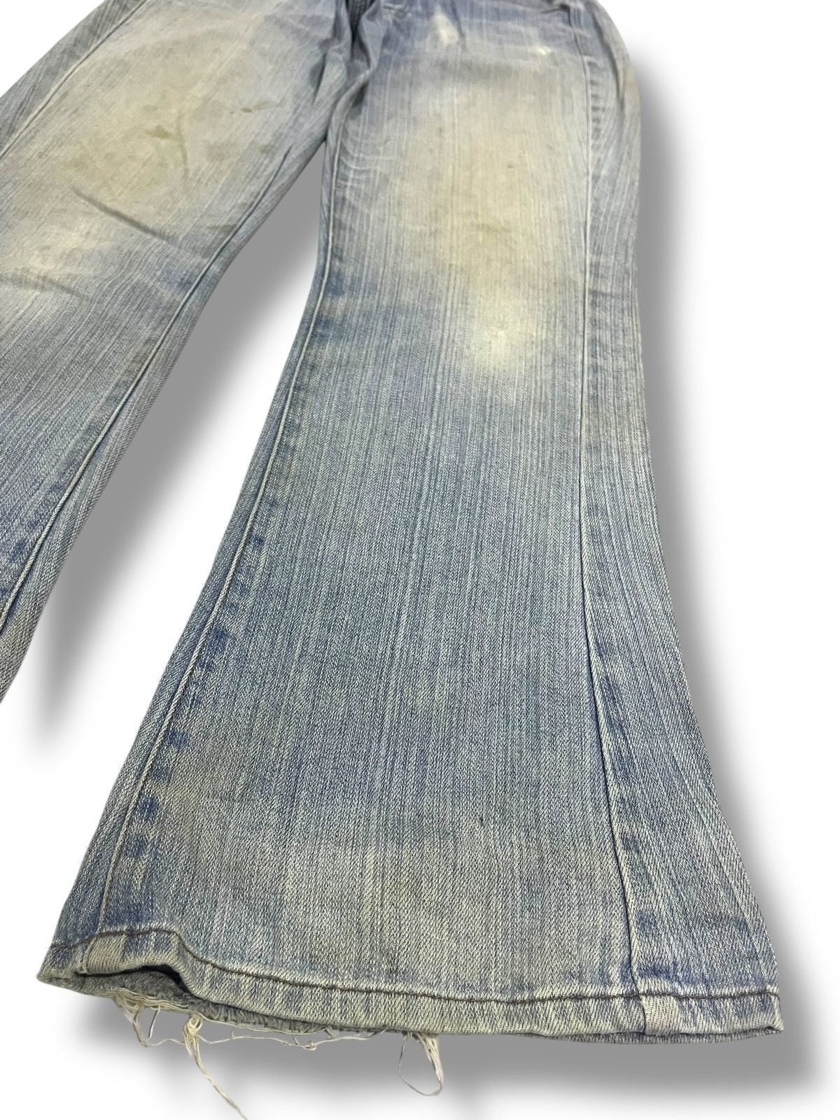 If Six Was Nine × Japanese Brand × Le Grande Bleu (L.G.B.) FLARE💥 VINTAGE JAPANESE BRAND WASHED BLUE DENIM Size US 30 / EU 46 - 5 Thumbnail