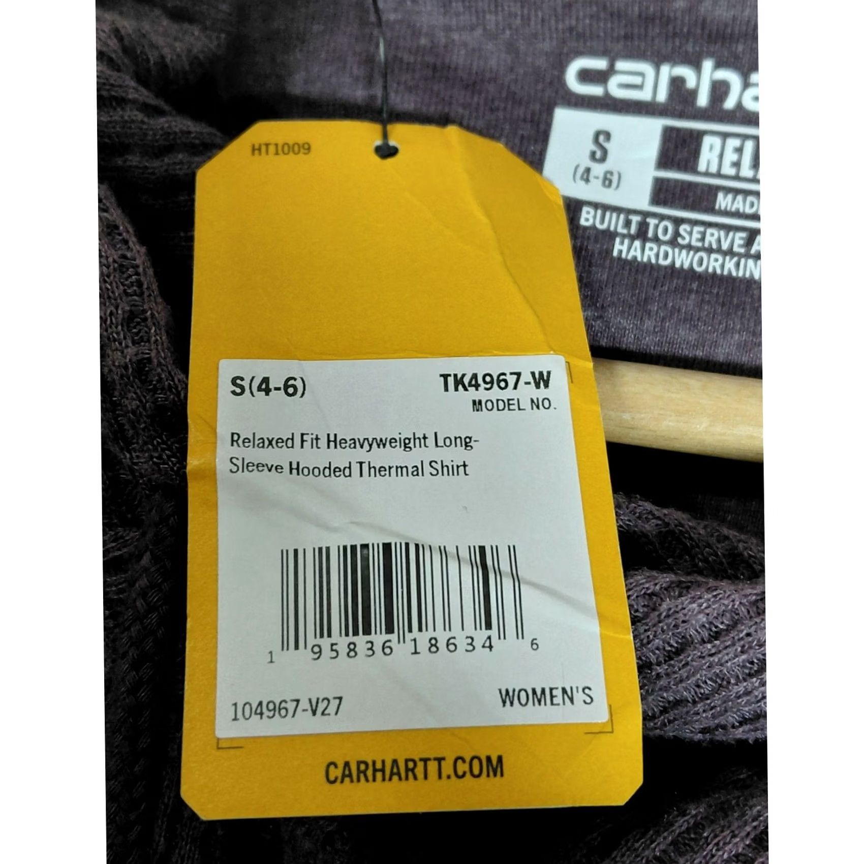 Carhartt Carhartt Hooded Relaxed Fit Hoodie Purple Solid Knit Size S Men Size US S / EU 44-46 / 1 - 6 Thumbnail