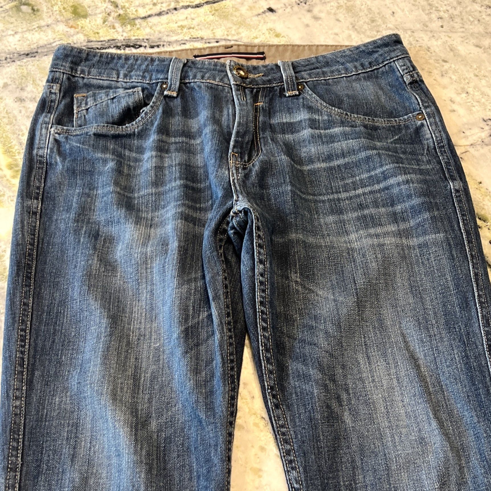 Vintage Sherman Morgan Jeans Men’s 34 Blue 5 Pocket Medium Wash Mexico Denim Regular Straight 34 in Blue Mens Regular Jeans Size US 34 / EU 50 - 2 Thumbnail