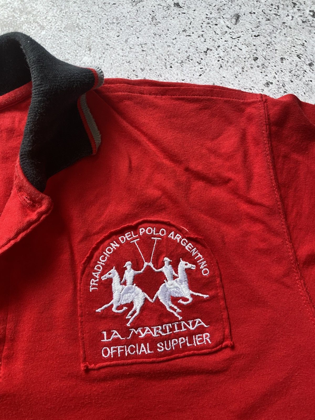 La Martina La Martina Sarasin Polo Team Swiss Open Shirt Zurich Peach Size US L / EU 52-54 / 3 - 6 Thumbnail