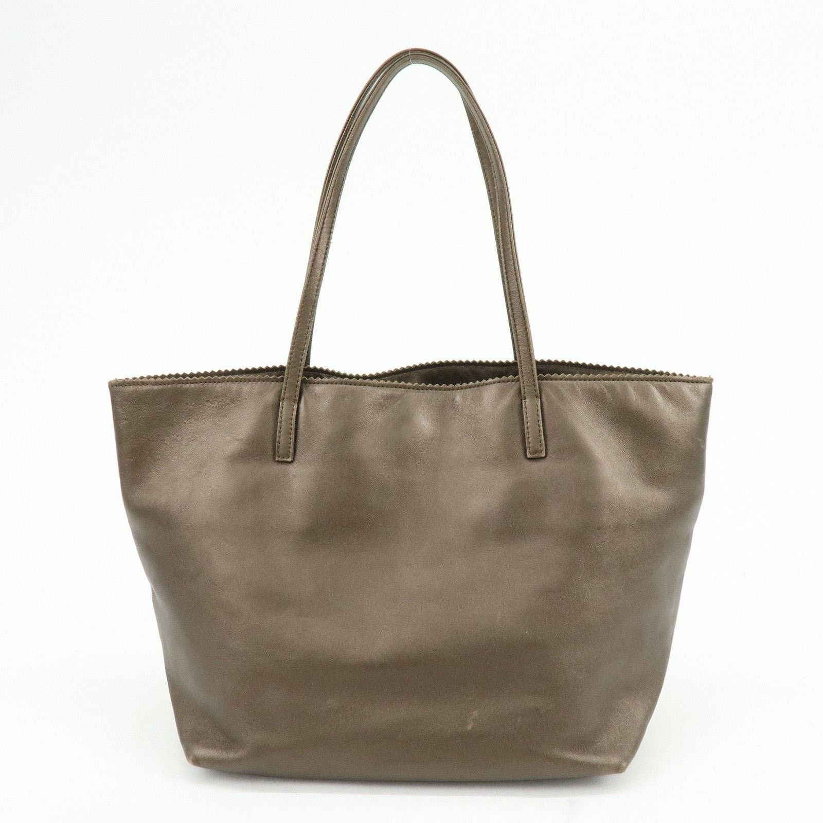 Loewe Loewe Anagram Nappa Leather Tote Brown Size ONE SIZE - 2 Thumbnail