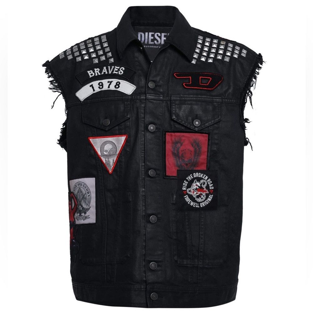 Diesel RARE Diesel X Days Gone PS4 Game Collab Leather Jacket Vest Size US S / EU 44-46 / 1 - 1 Thumbnail