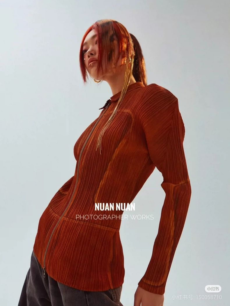 Issey Miyake Issey Miyake size:4 Brown vintage zipper right-shoulder de Size M / US 6-8 / IT 42-44 - 7 Thumbnail