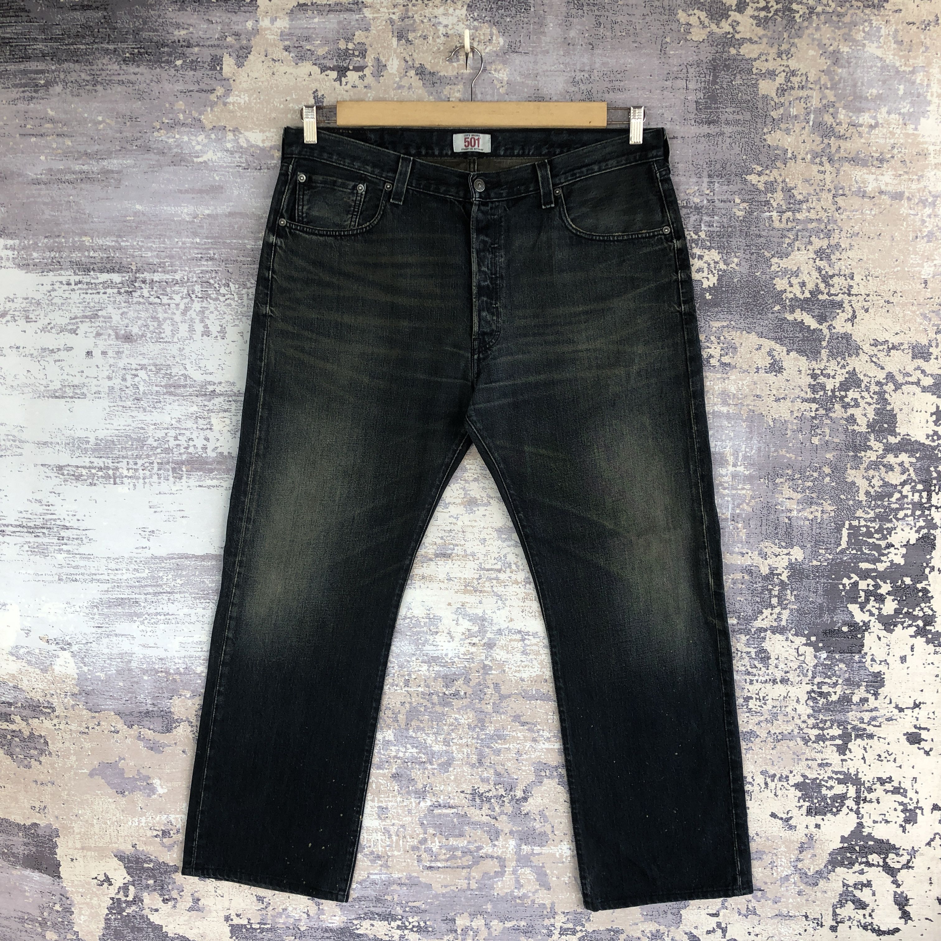 Levi's Vintage Y2K Levis 501 Stonewash Jeans Levi's Faded Denim Size US 38 / EU 54 - 1 Thumbnail