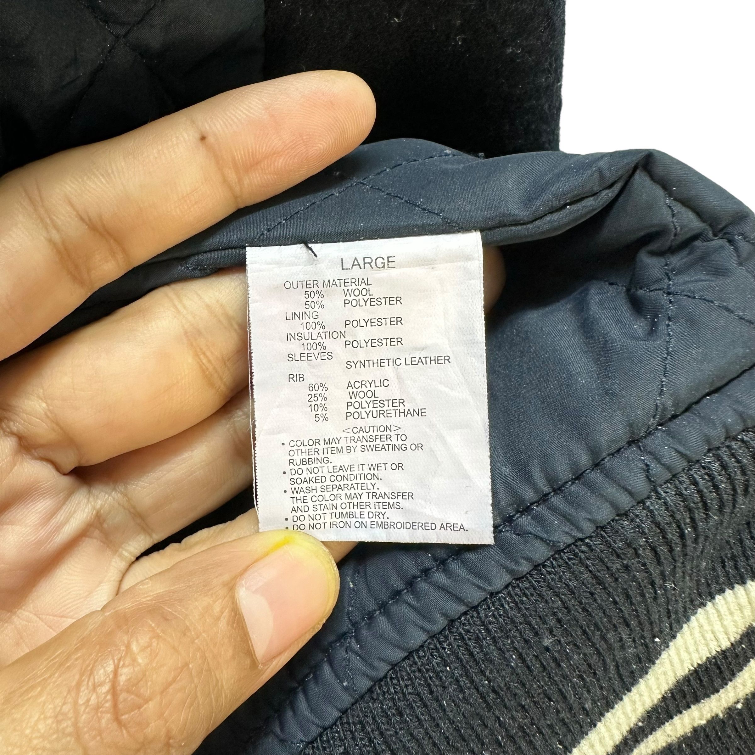 Stussy STUSSY World Wide Big Logo Varsity Jacket #A50-1173 Size US L / EU 52-54 / 3 - 13 Thumbnail