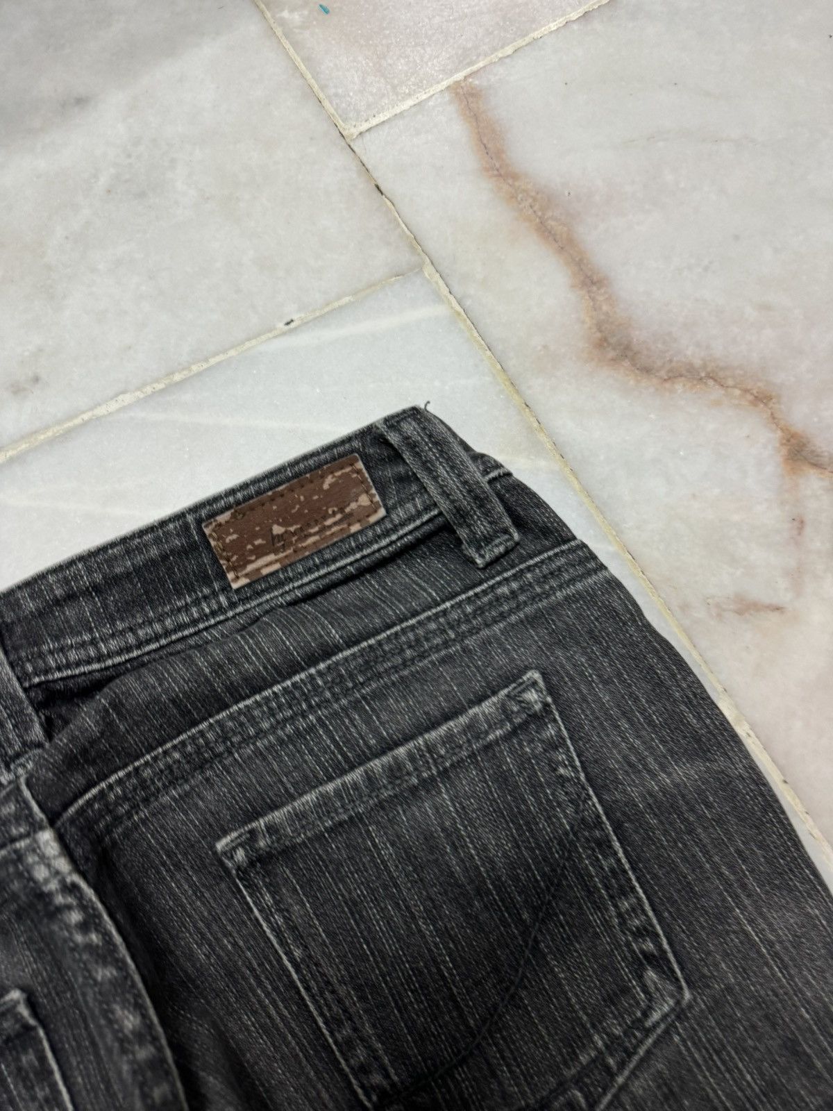 Japanese Brand 💥FLARE💥VINTAGE BOBSON MUDWASH BOOTCUT DISTRESS JEAN Size US 26 / EU 42 - 12 Thumbnail