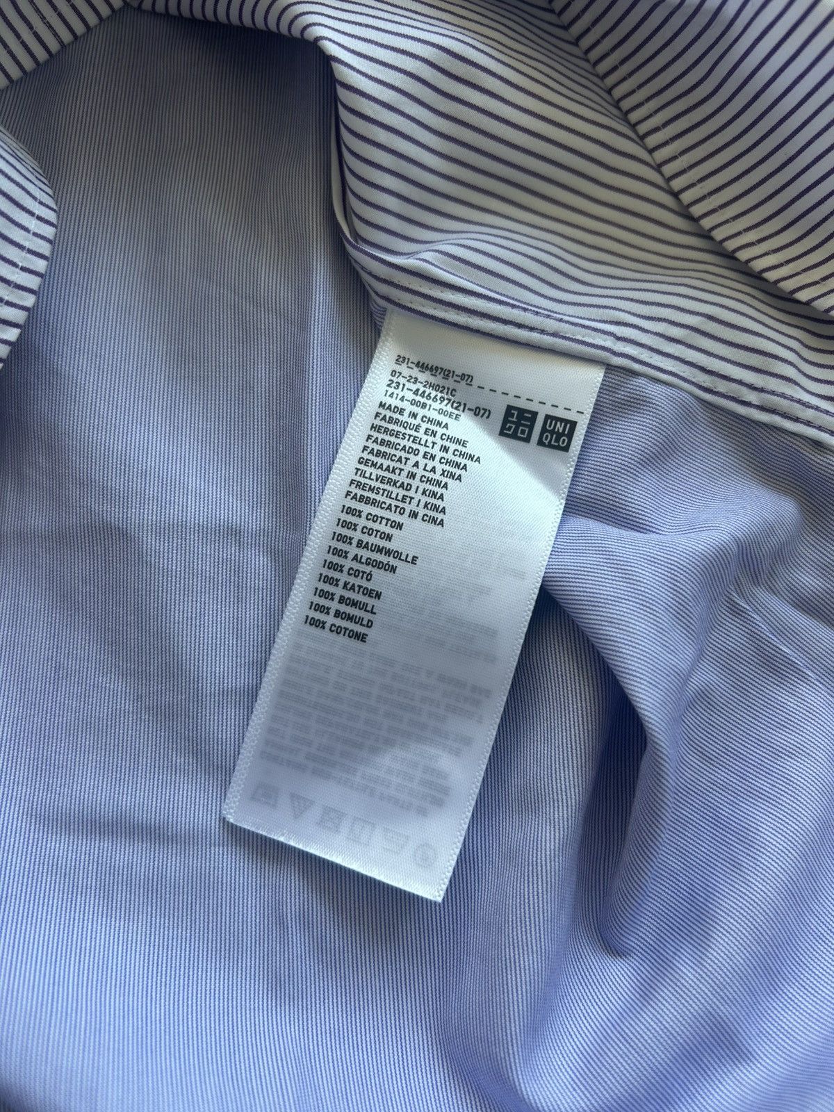 Jil Sander × Uniqlo Shirt purple Jil sander Uniqlo vintage luxury Size XXS / US 00 / IT 34 - 8 Thumbnail
