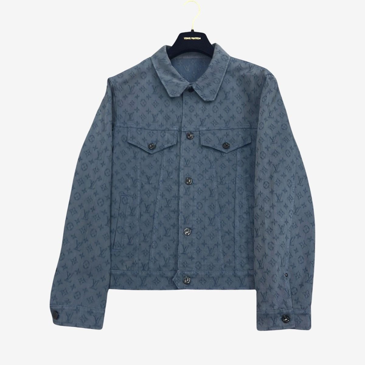 Louis Vuitton *RARE* Louis Vuitton Denim Jacket Sz.52 Size US L / EU 52-54 / 3 - 1 Thumbnail