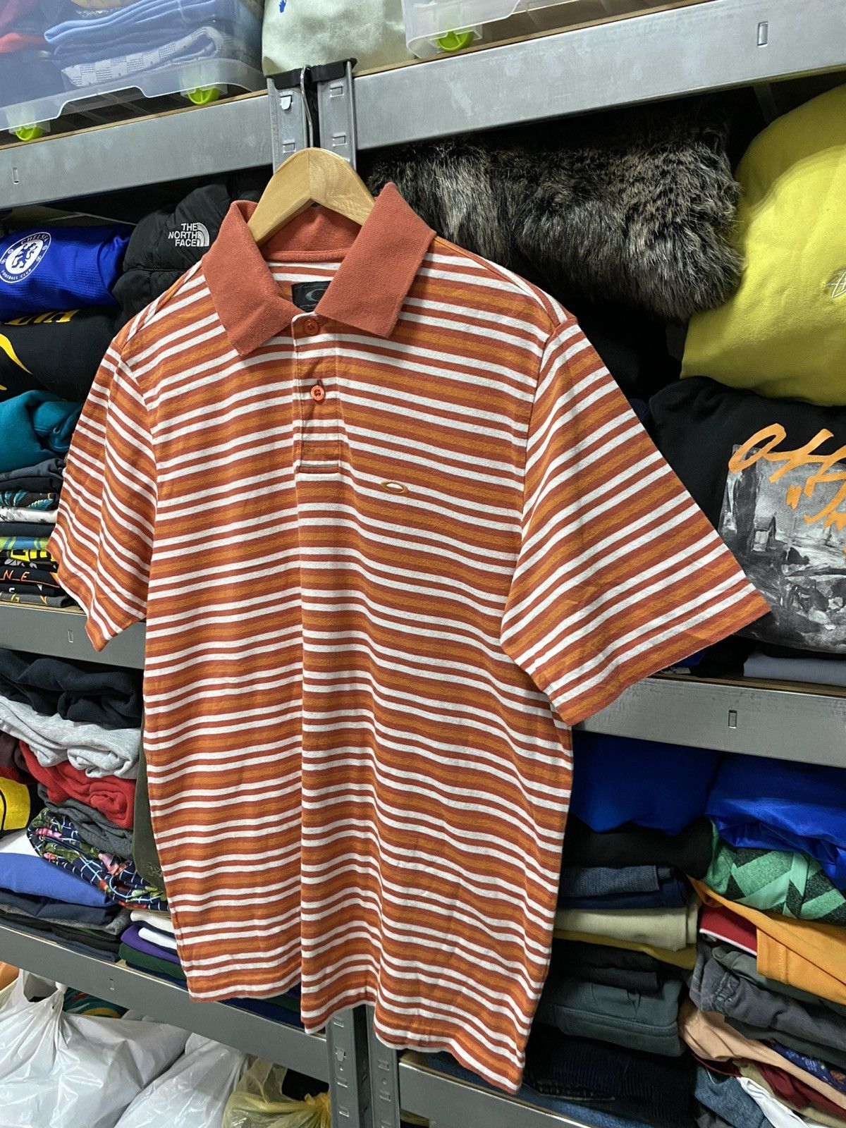 Oakley Vintage Oakley Polo T-shirt Mini Logo Striped tee y2k Size US M / EU 48-50 / 2 - 3 Thumbnail