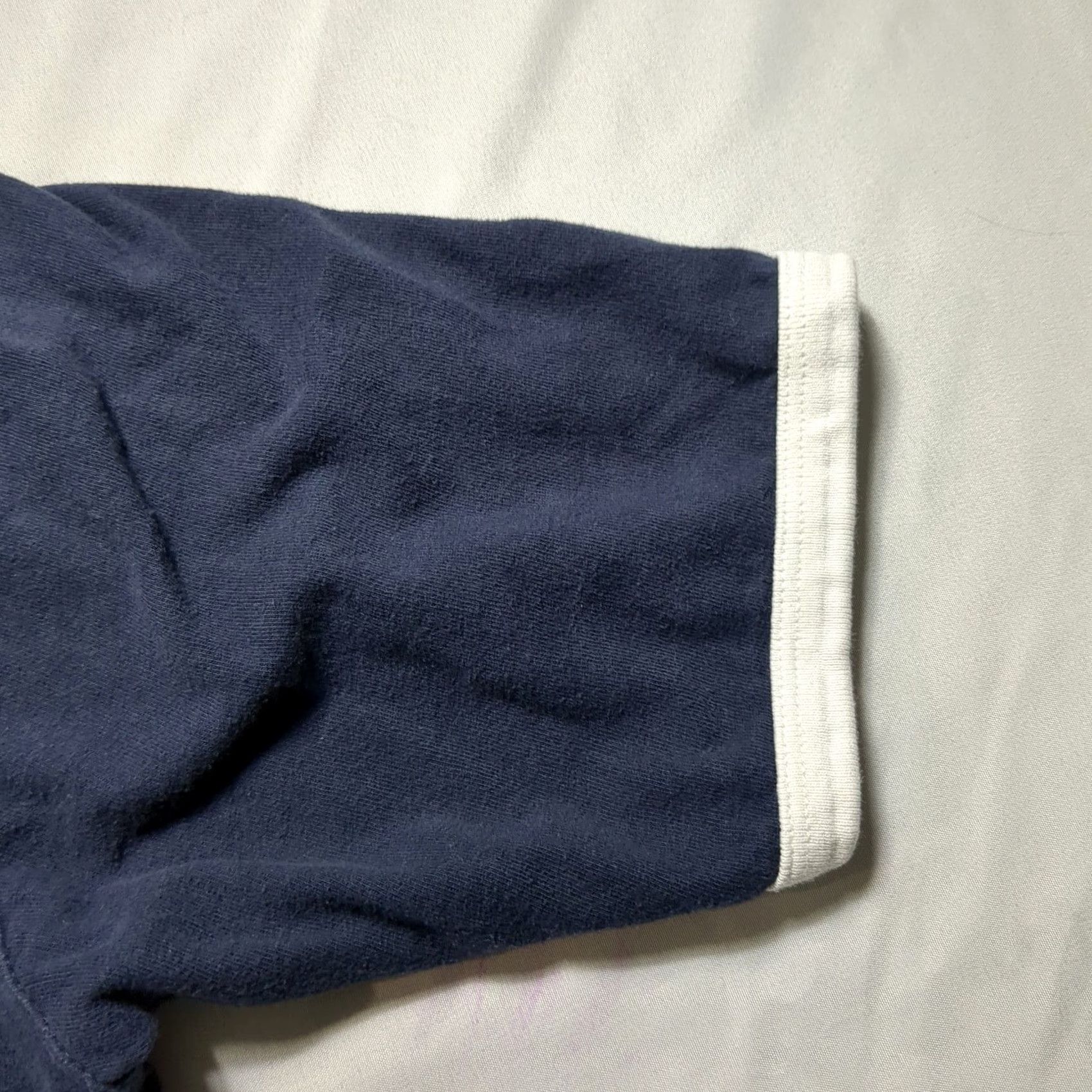 Ralph Lauren VINTAGE Polo Jeans Co. Ralph Lauren USA Flag V-Neck Ringer T-Shirt Navy Mens XL Size US XL / EU 56 / 4 - 5 Thumbnail