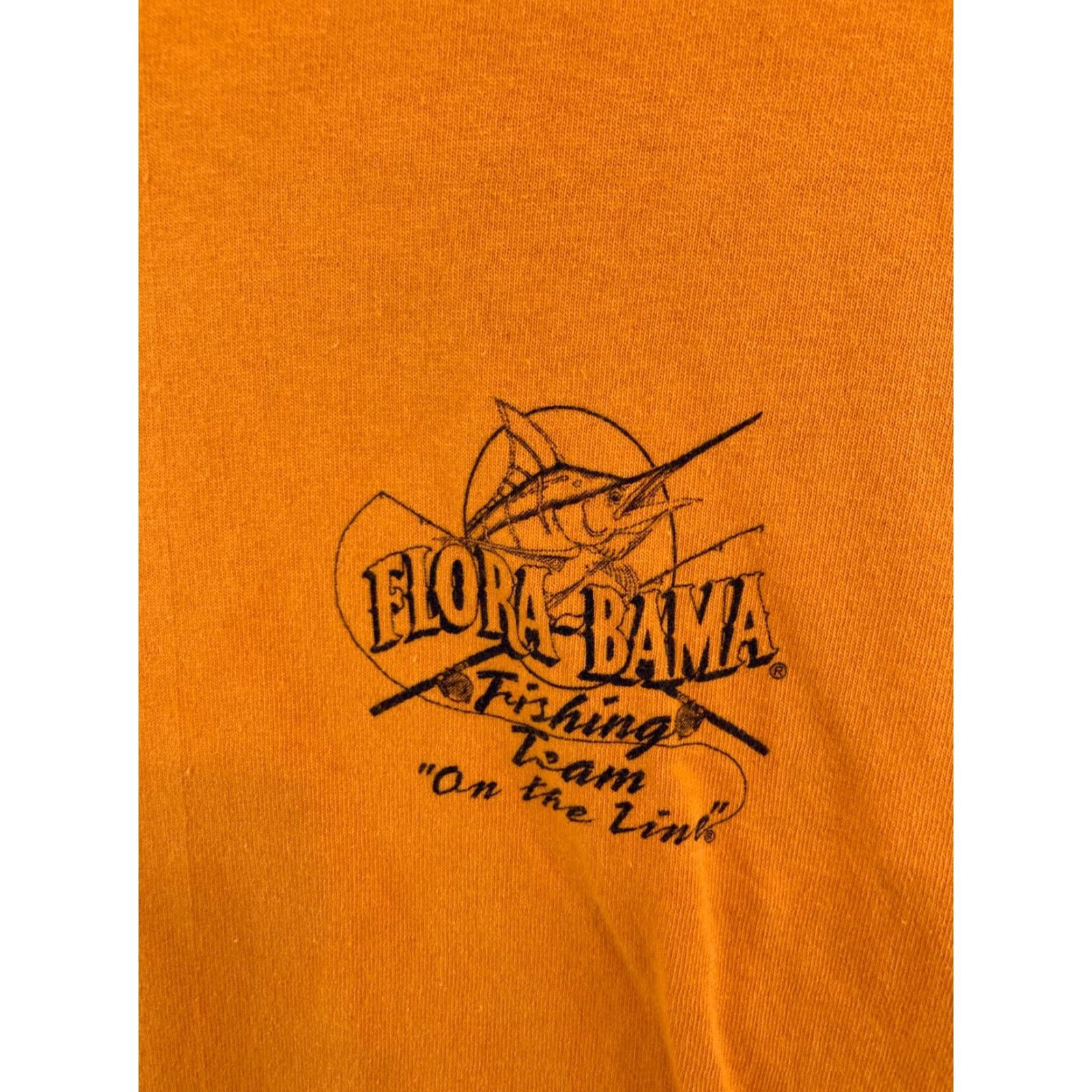 Gildan Flora-bama Mens TShirt M Orange Fishing Ive Got Friends In Low Places Shirt Mens Orange 90s Theme Fish Gildan Crew Neck Short Sleeve Jersey Cotton Size US M / EU 48-50 / 2 - 4 Thumbnail