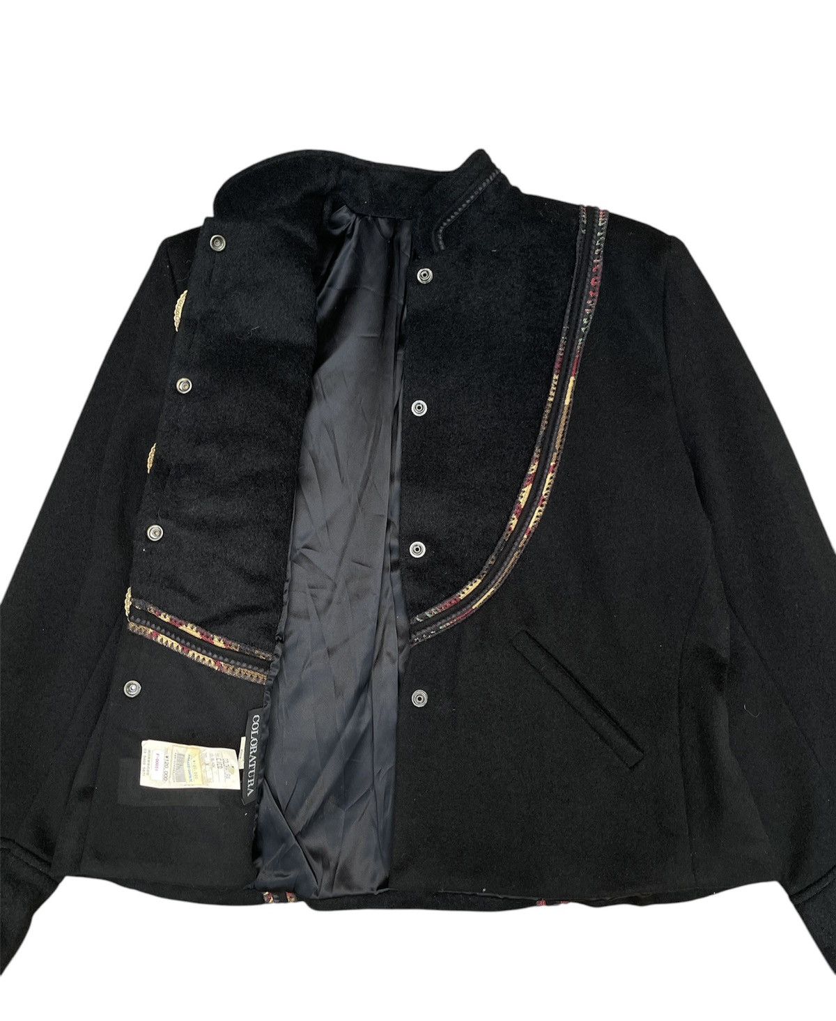 Designer 128,000 Retail Price😩Luxury Japanese Coloratura Wool Jacket Size M / US 6-8 / IT 42-44 - 5 Thumbnail