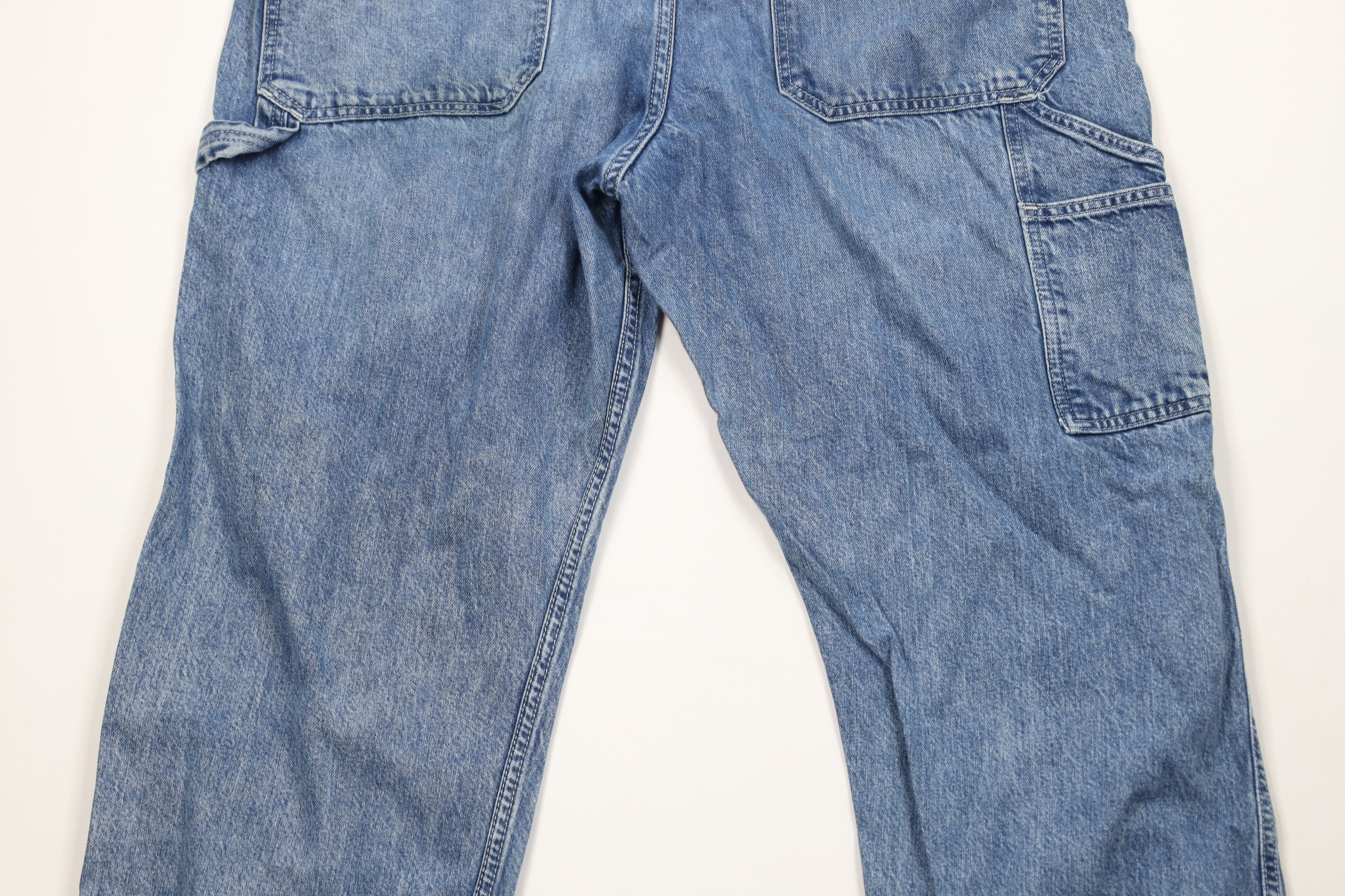 Levi's × Vintage Vintage Y2K Levis Baggy Wide Leg Dungaree Denim Jeans Blue Size US 38 / EU 54 - 14 Thumbnail