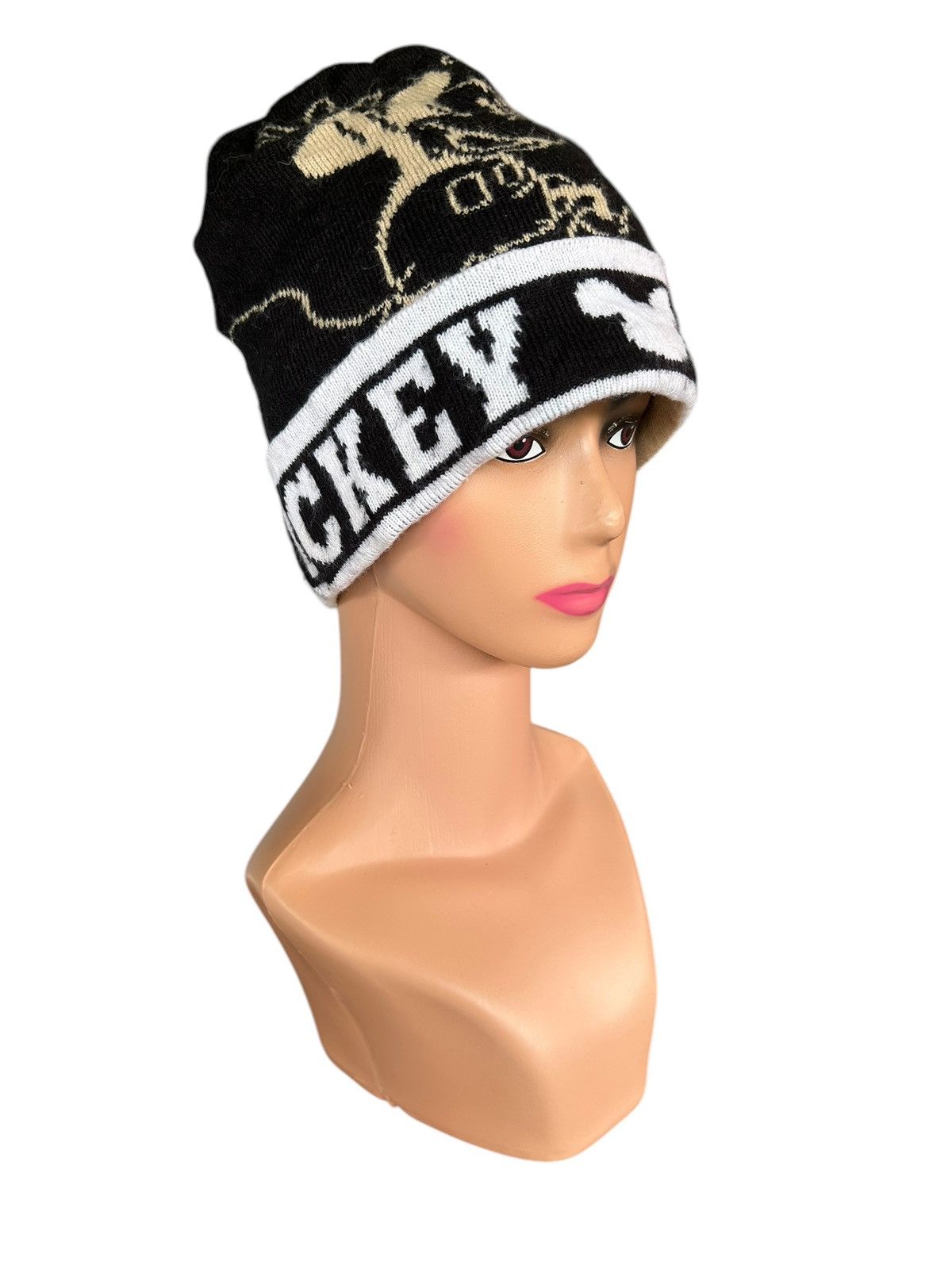 Kapital Vintage Mickey Mouse Full Print Beanie Hats Size ONE SIZE - 3 Thumbnail