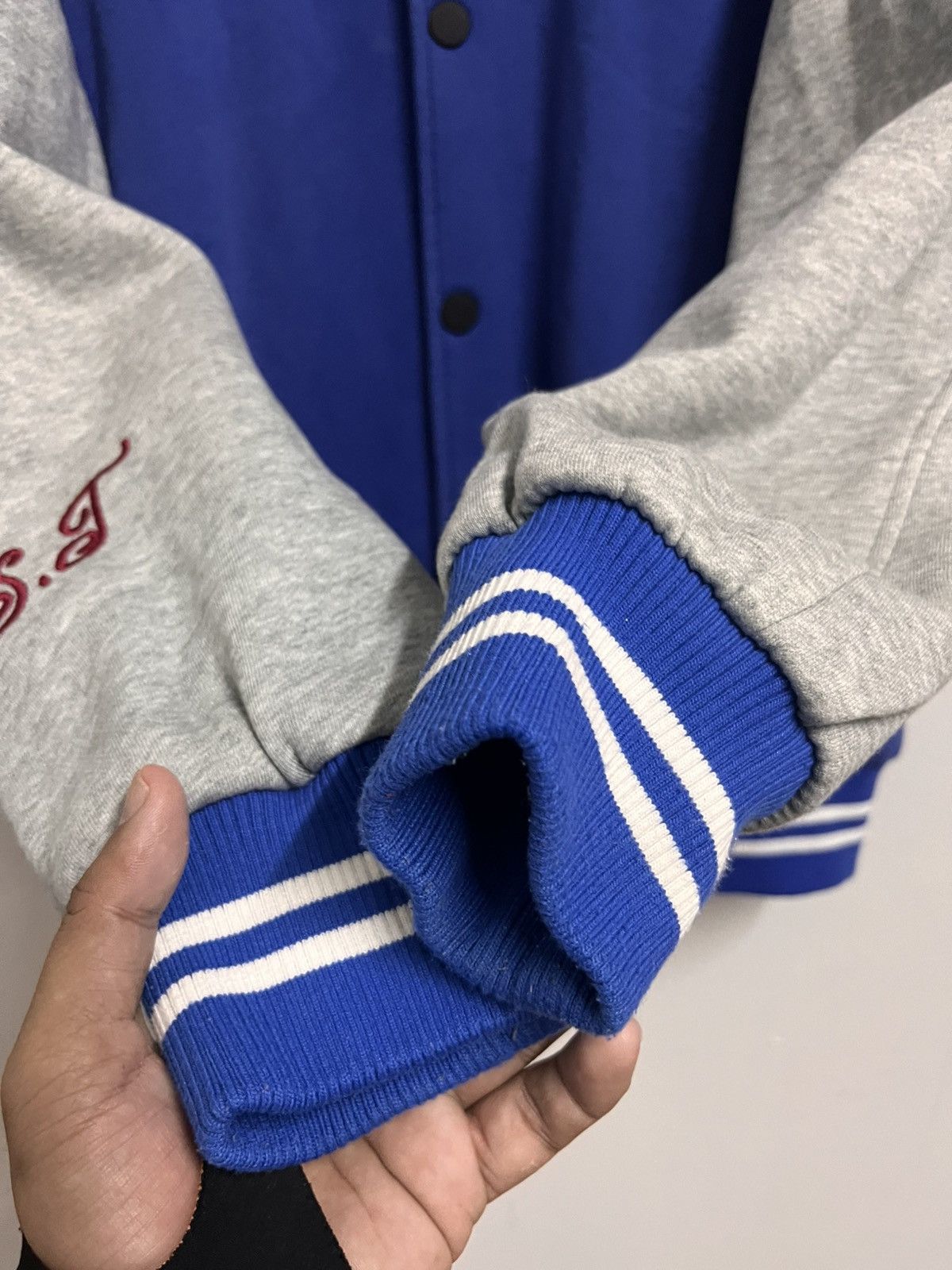Japanese Brand stussy rip off japanese brand varsity jackets Size US L / EU 52-54 / 3 - 7 Thumbnail
