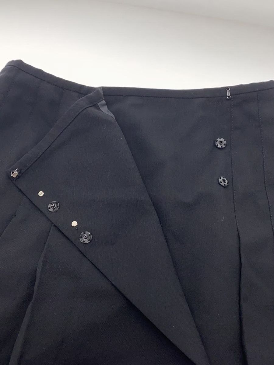 Jean Paul Gaultier Pleated Pin Wool Skirt Size 29" - 3 Thumbnail