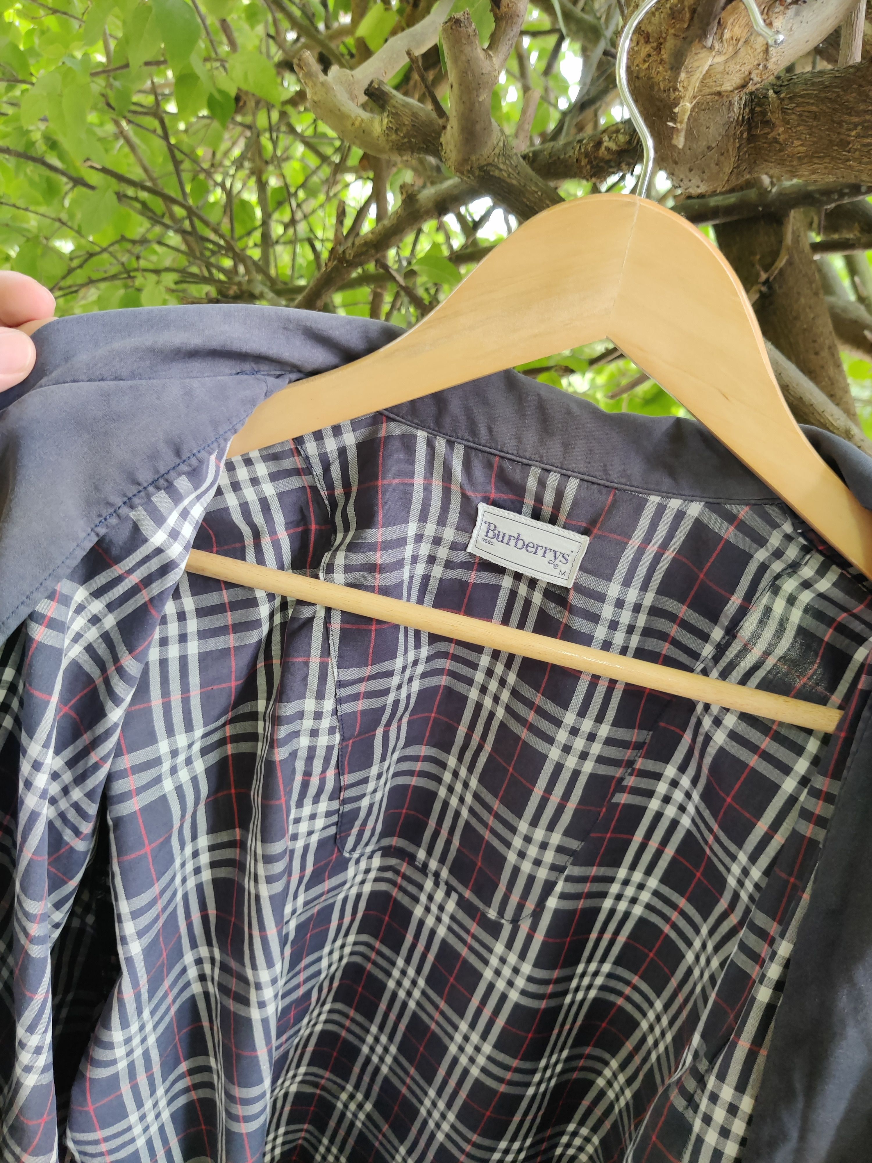 Burberry Vintage Faded Burberry Nova Check Sleepwear Shirt Size US M / EU 48-50 / 2 - 8 Thumbnail