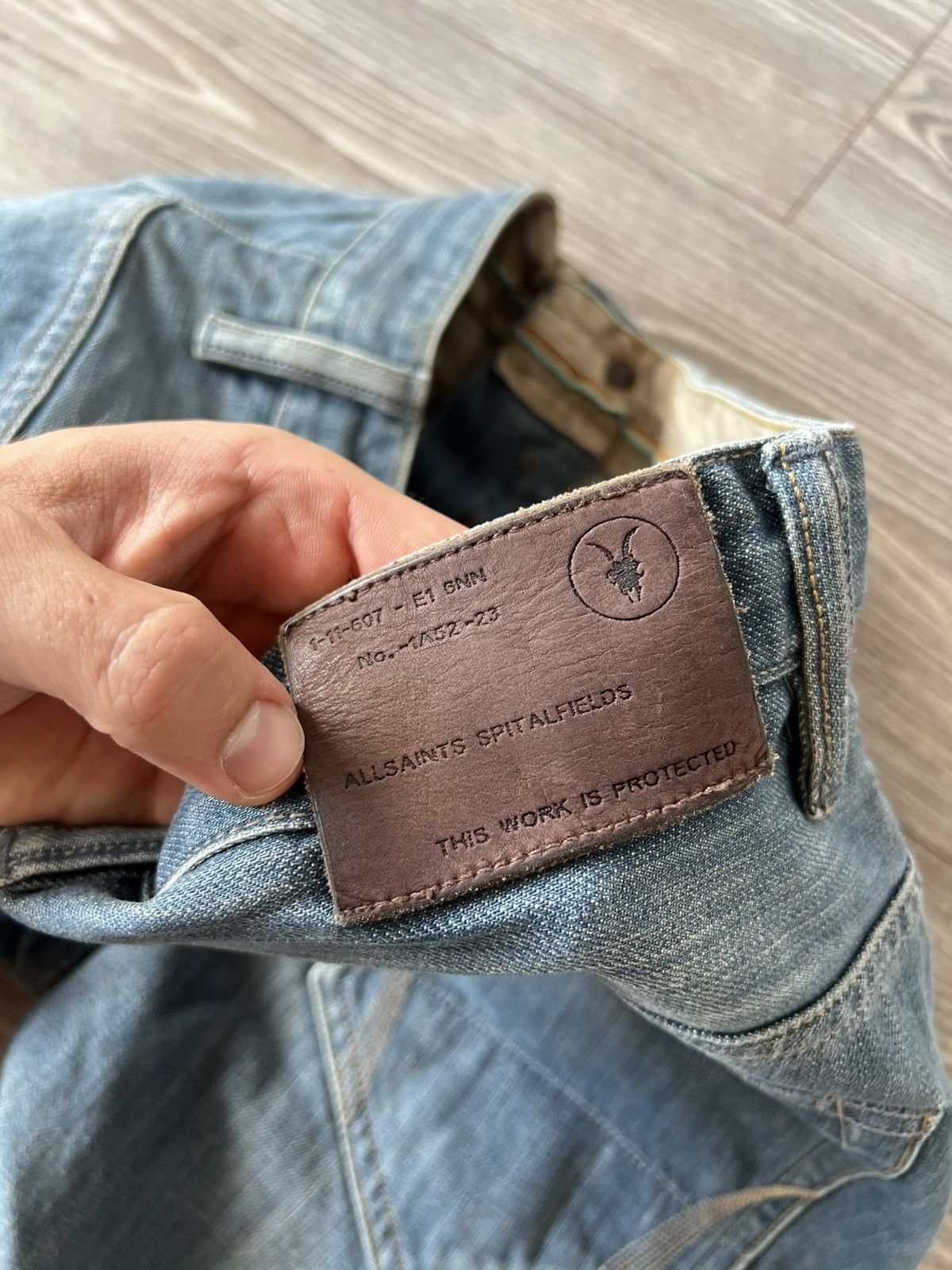 Allsaints Archival Allsaints Japan Denim Spitalfields Knees Jeans Size US 28 / EU 44 - 16 Thumbnail