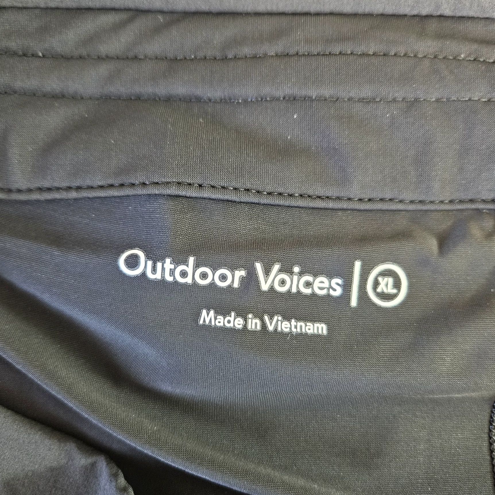 Outdoor Voices Outdoor Voices Skort Sz XL Solid Black Pull On Womens Size ONE SIZE - 4 Thumbnail