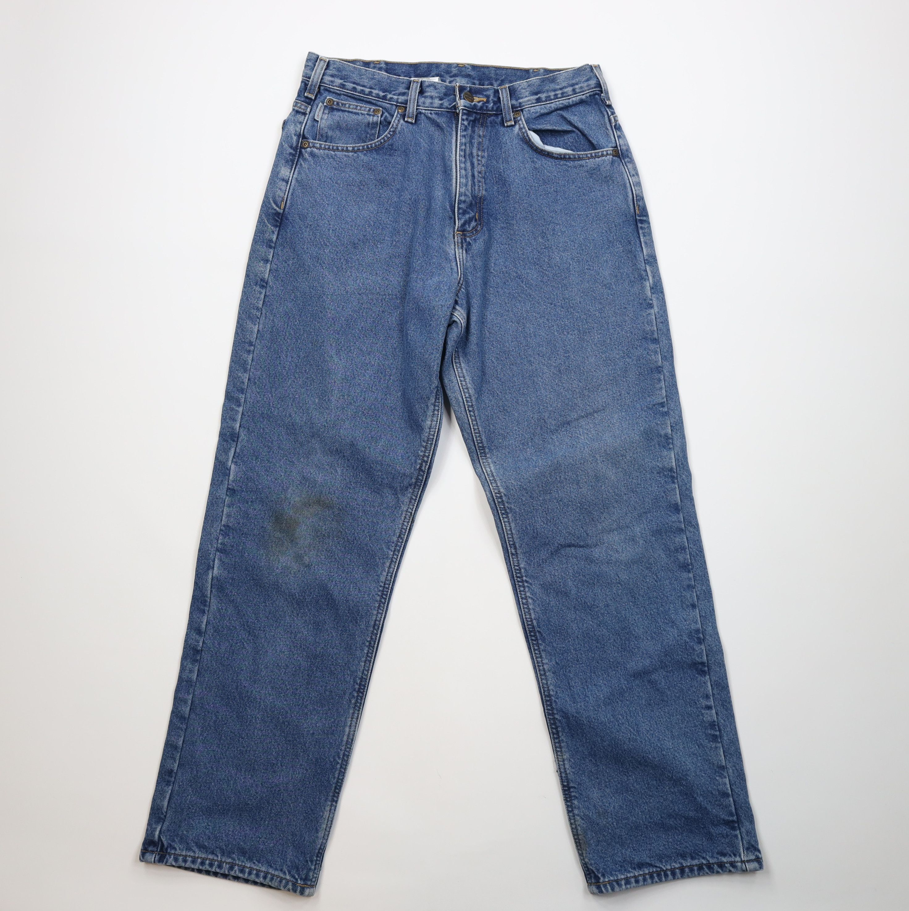 Carhartt Vintage Y2K Carhartt Heavy Flannel Lined Wide Leg Jeans Size US 34 / EU 50 - 2 Thumbnail