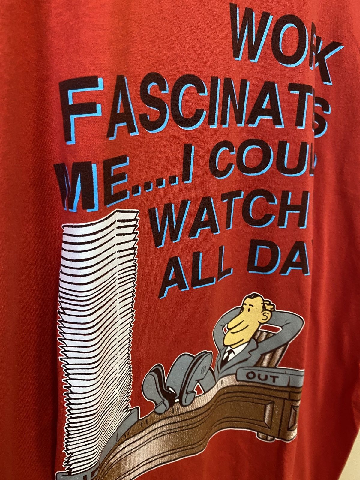 Vintage Work Fascinates Me T-Shirt Size US XL / EU 56 / 4 - 7 Thumbnail