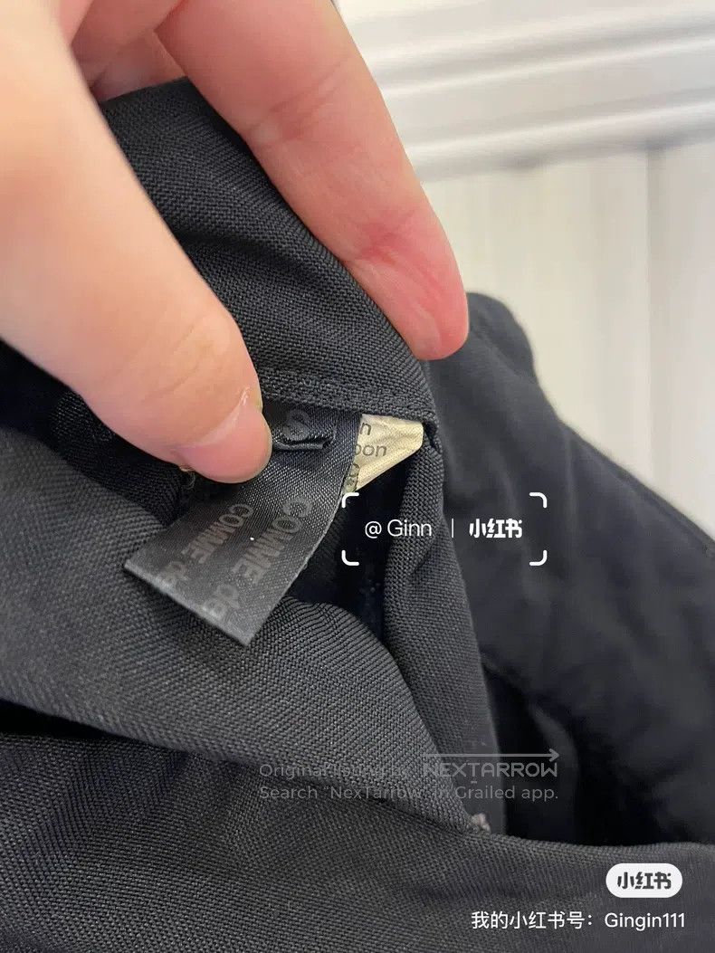Comme des Garcons Comme des Garcons size S Polyester bib s size black Size 23" - 3 Thumbnail