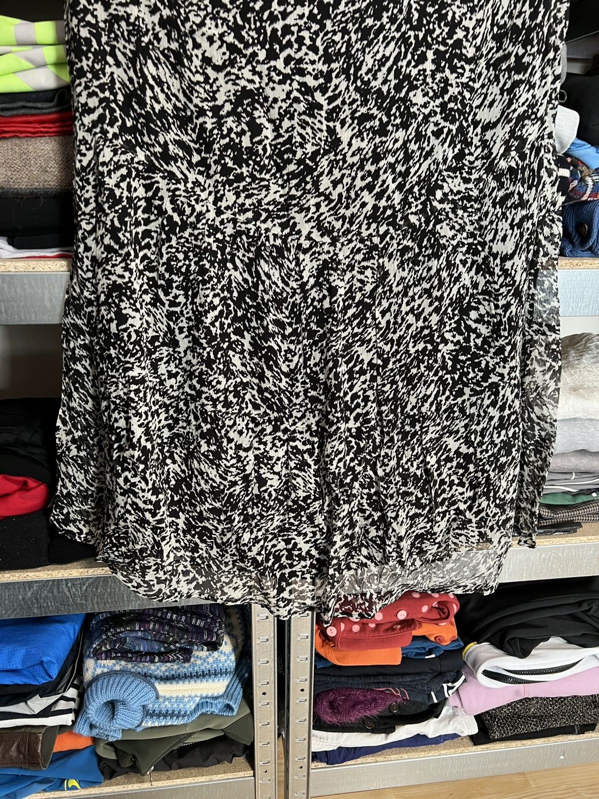 Designer × ba&sh Ba&sh Leopard Printed Chiffon Zipper Maxi A-Line Skirt Sz 1 Size 25" / US 0 / IT 36 - 2 Thumbnail