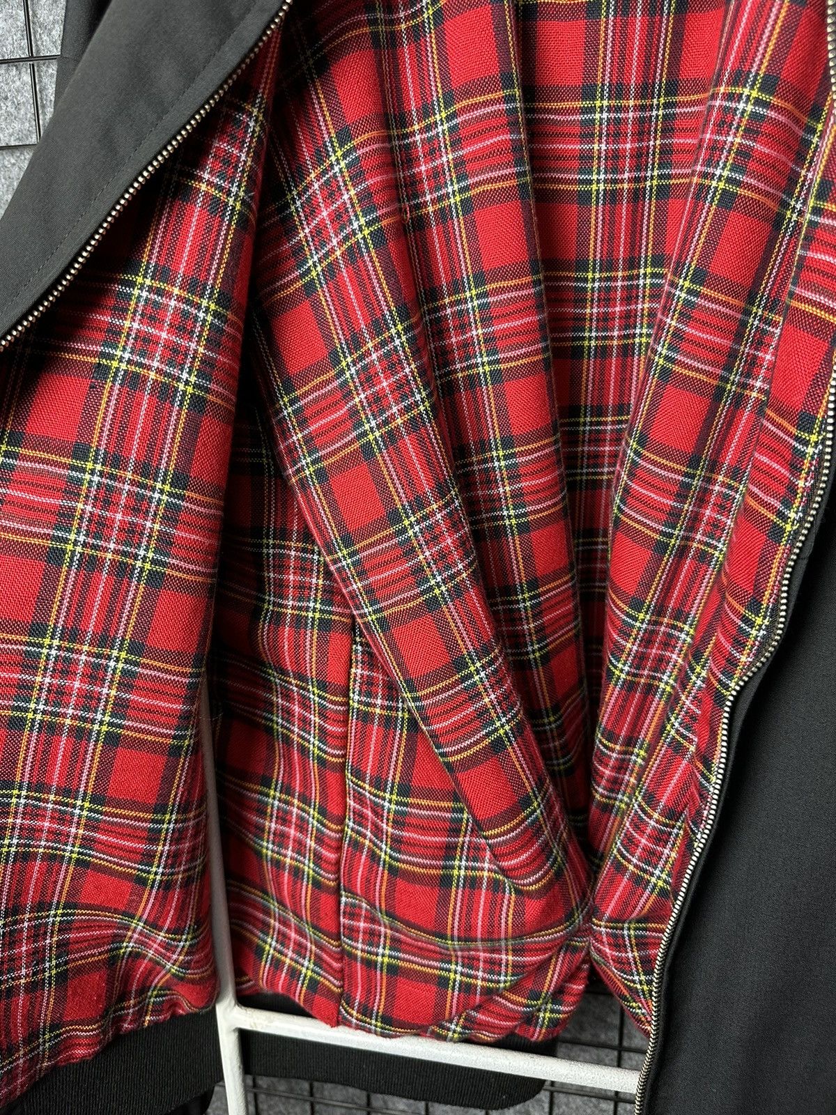 Vintage English Style Skull Print Tartan Lining Bomber Size XXL Size US XXL / EU 58 / 5 - 7 Thumbnail