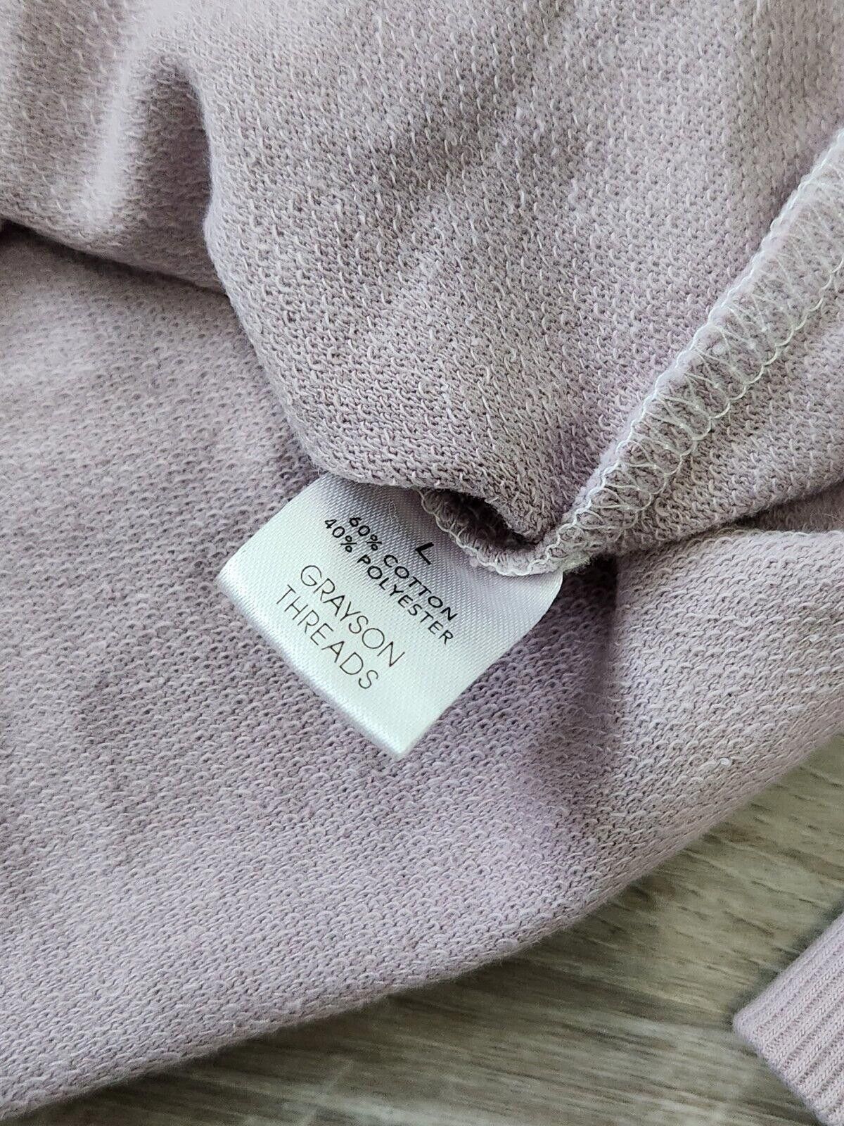 Designer Grayson Threads Crop Sweatshirt Large Ombre Orange Purple Size L / US 10 / IT 46 - 5 Thumbnail