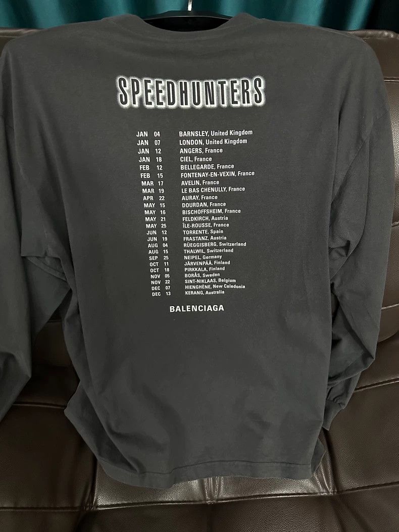 Balenciaga Balenciaga Speedhunters band long-sleeved T-shirt, size XS Size US XS / EU 42 / 0 - 4 Thumbnail