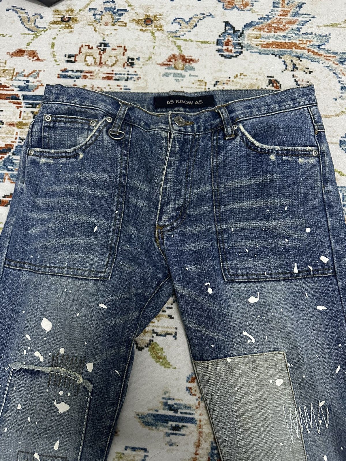 If Six Was Nine As know as de base paint art jeans Size 30" / US 8 / IT 44 - 3 Thumbnail