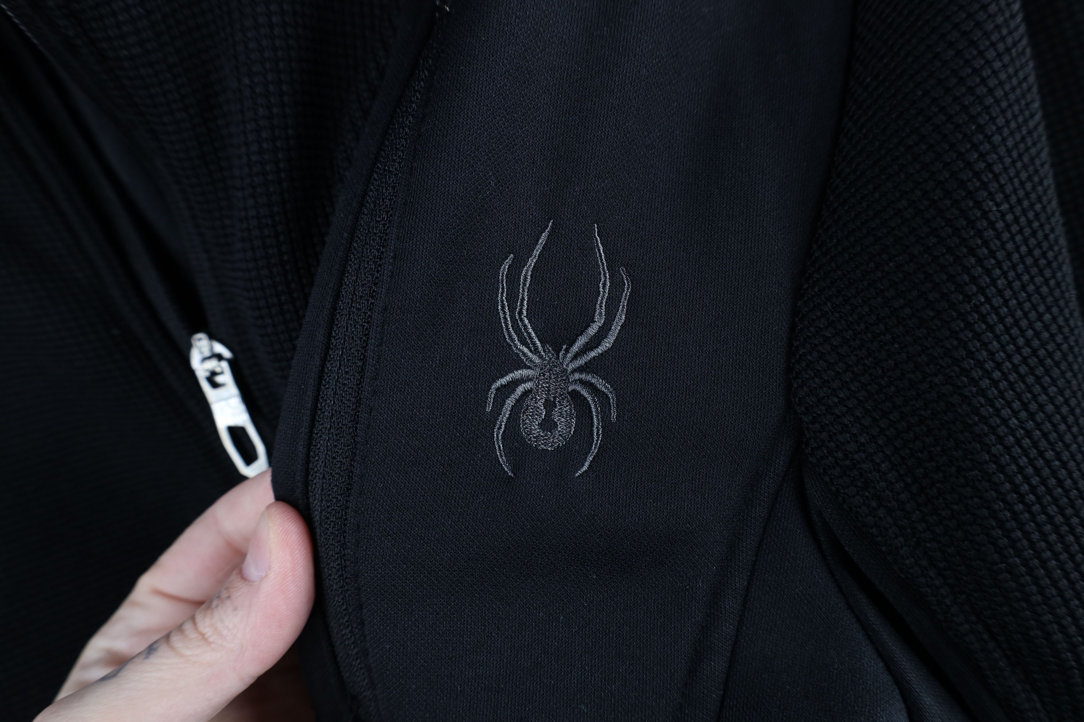 Spyder × Vintage Spyder Thermal Waffle Knit Raider Full Zip Jacket Black Size US S / EU 44-46 / 1 - 4 Thumbnail