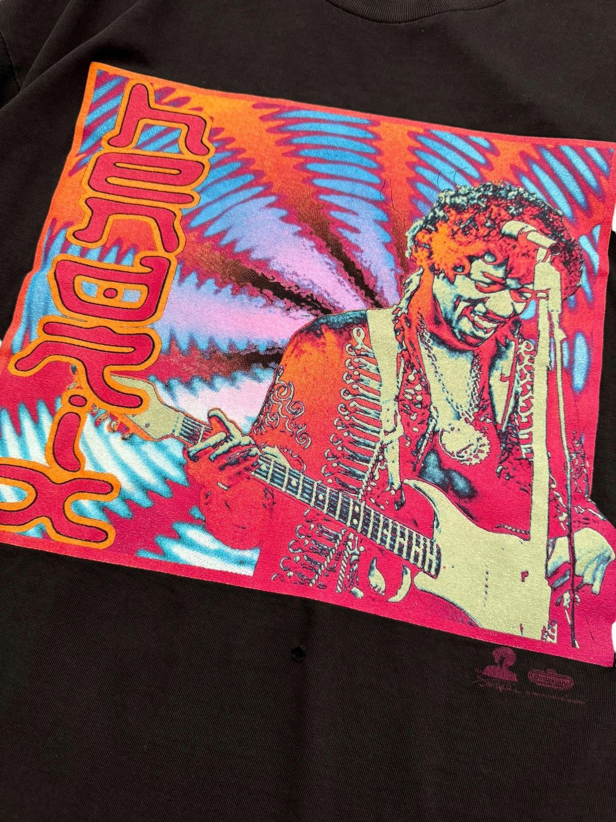 Vintage 1997 Jimi Hendrix Winterland Psychadelic Shirt Size US XL / EU 56 / 4 - 4 Thumbnail