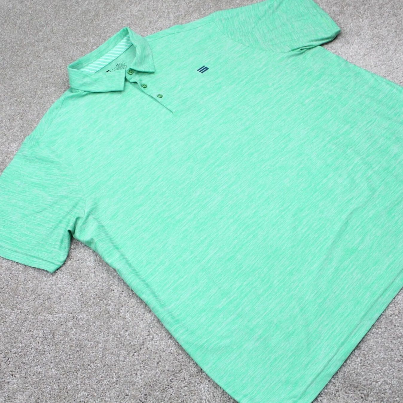 Vintage Three Sixty Six Polo Shirt Mens 3XL Green Performance Stretch S/S Polo Shirt Golf Tennis Walking Mens 3XL Green Size US XXL / EU 58 / 5 - 6 Thumbnail
