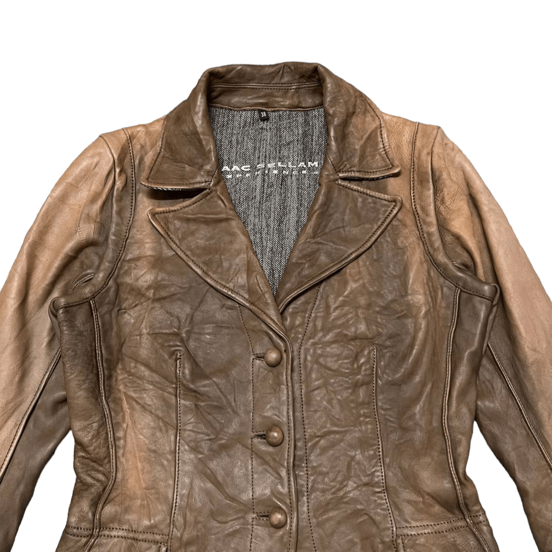 Isaac Sellam Experience Isaac Sellam Experience Lambskin Leather Jacket Size S / US 4 / IT 40 - 2 Thumbnail
