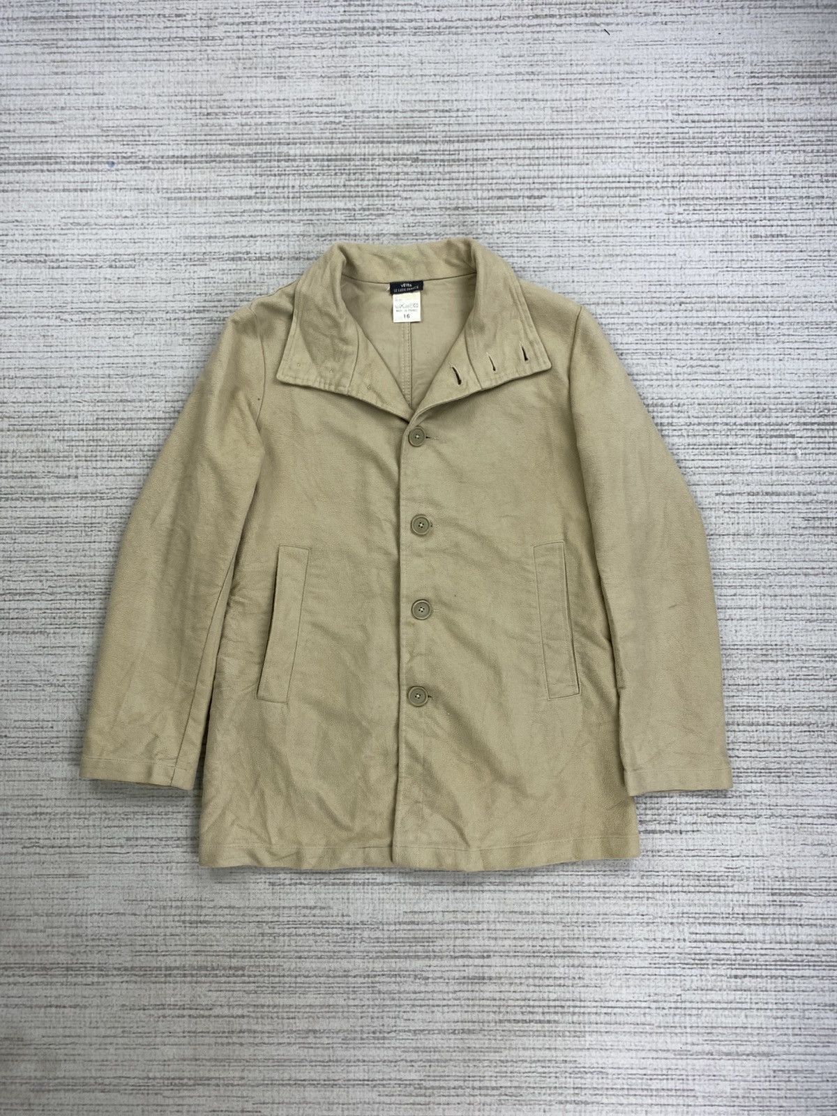 Vetra Vintage Vetra Made In France Beige Casual Jacket Size US S / EU 44-46 / 1 - 5 Thumbnail