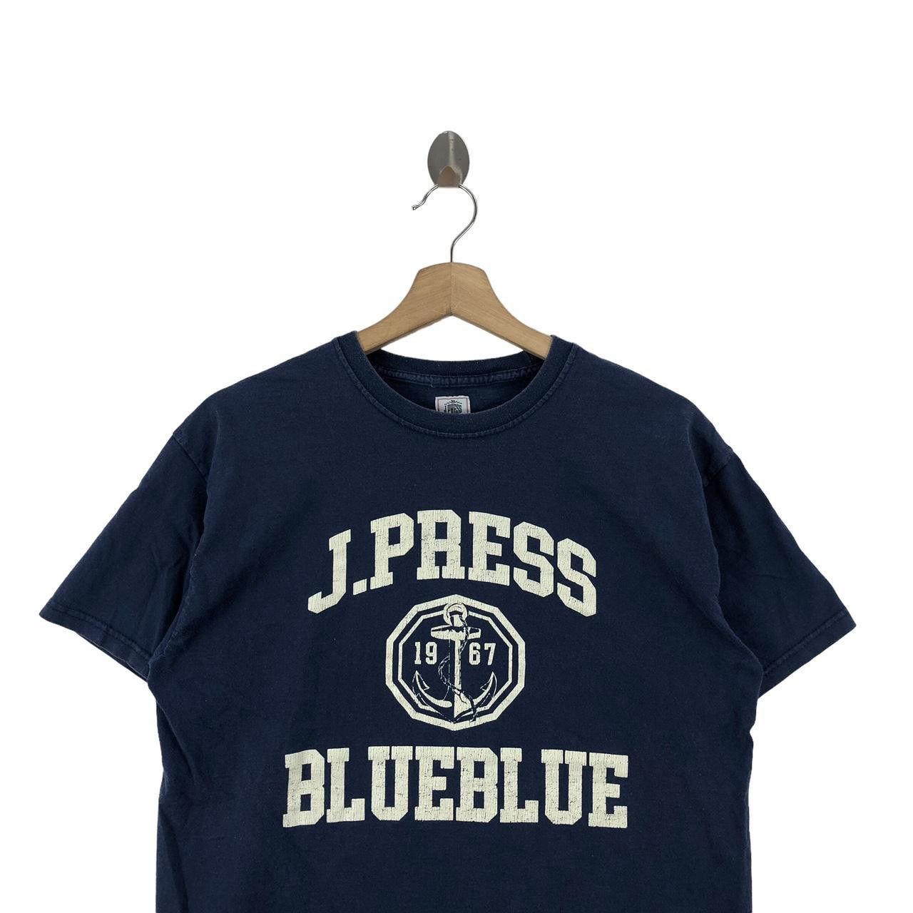 Blue Blue Japan BLUE BLUE JAPAN x J. PRESS Natural Dye Tee Shirt Top Size US M / EU 48-50 / 2 - 3 Thumbnail
