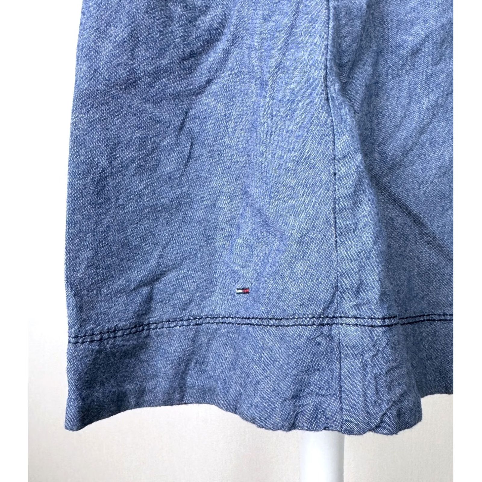 Tommy Hilfiger Tommy Hilfiger Womens denim blue dress XS A-Line Knee Length Dress Size XS / US 0-2 / IT 36-38 - 2 Thumbnail