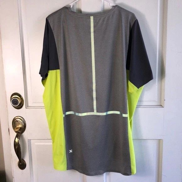 Lululemon × Robert Geller BLTG Grey Yellow LTWT Take The Moment SS Top Shirt Men's Size US M / EU 48-50 / 2 - 5 Thumbnail