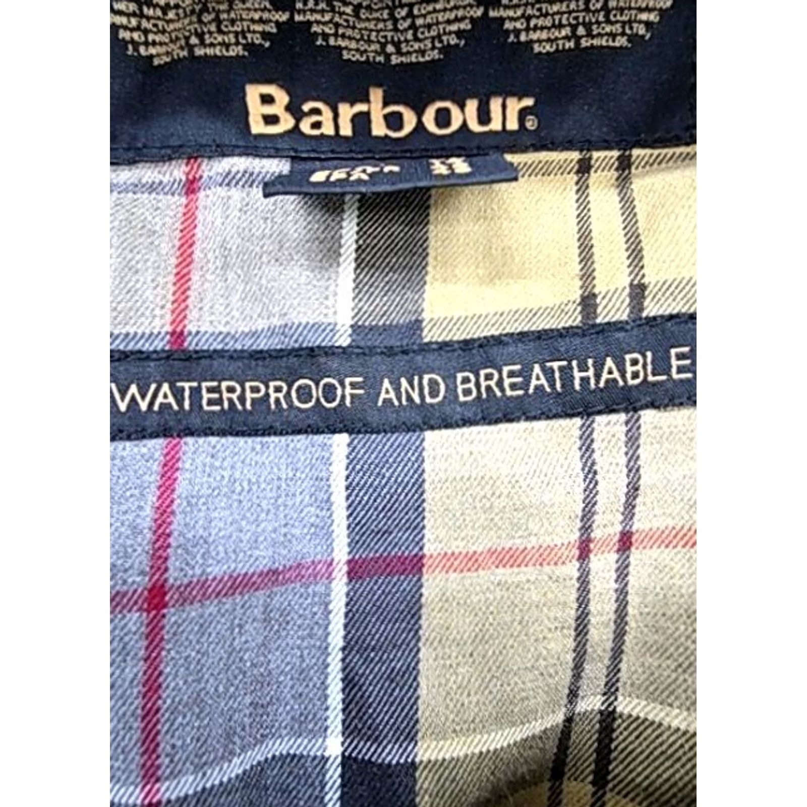 Barbour Barbour Women’s Olive Waxed Cotton Tailored Jacket Size 16 Size XXL / US 16-18 / IT 52-54 - 4 Thumbnail
