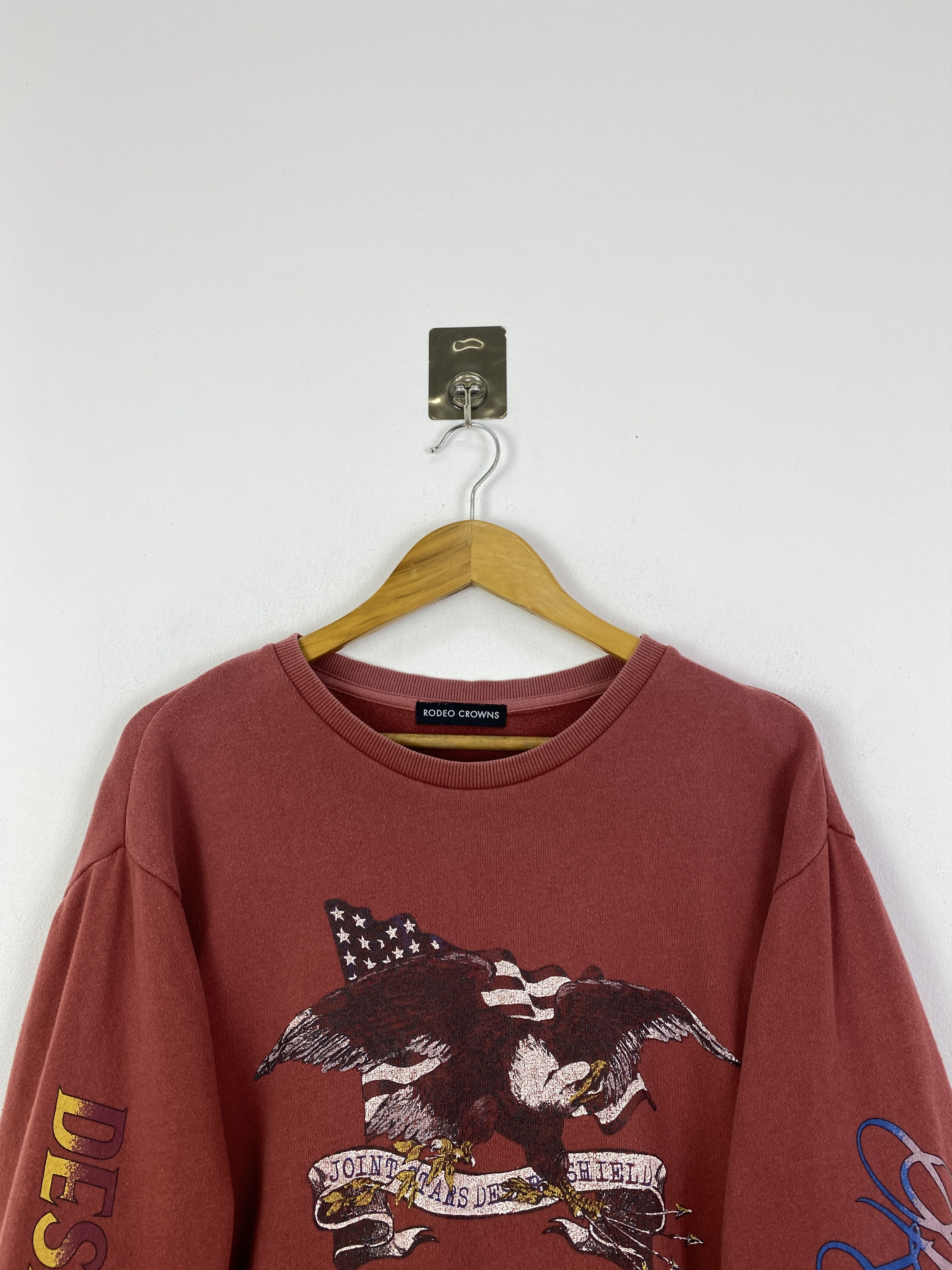 Indian Motorcycle Vintage Rodeo Crowns Motorcycle Sweatshirt SH0127 Size US L / EU 52-54 / 3 - 2 Thumbnail