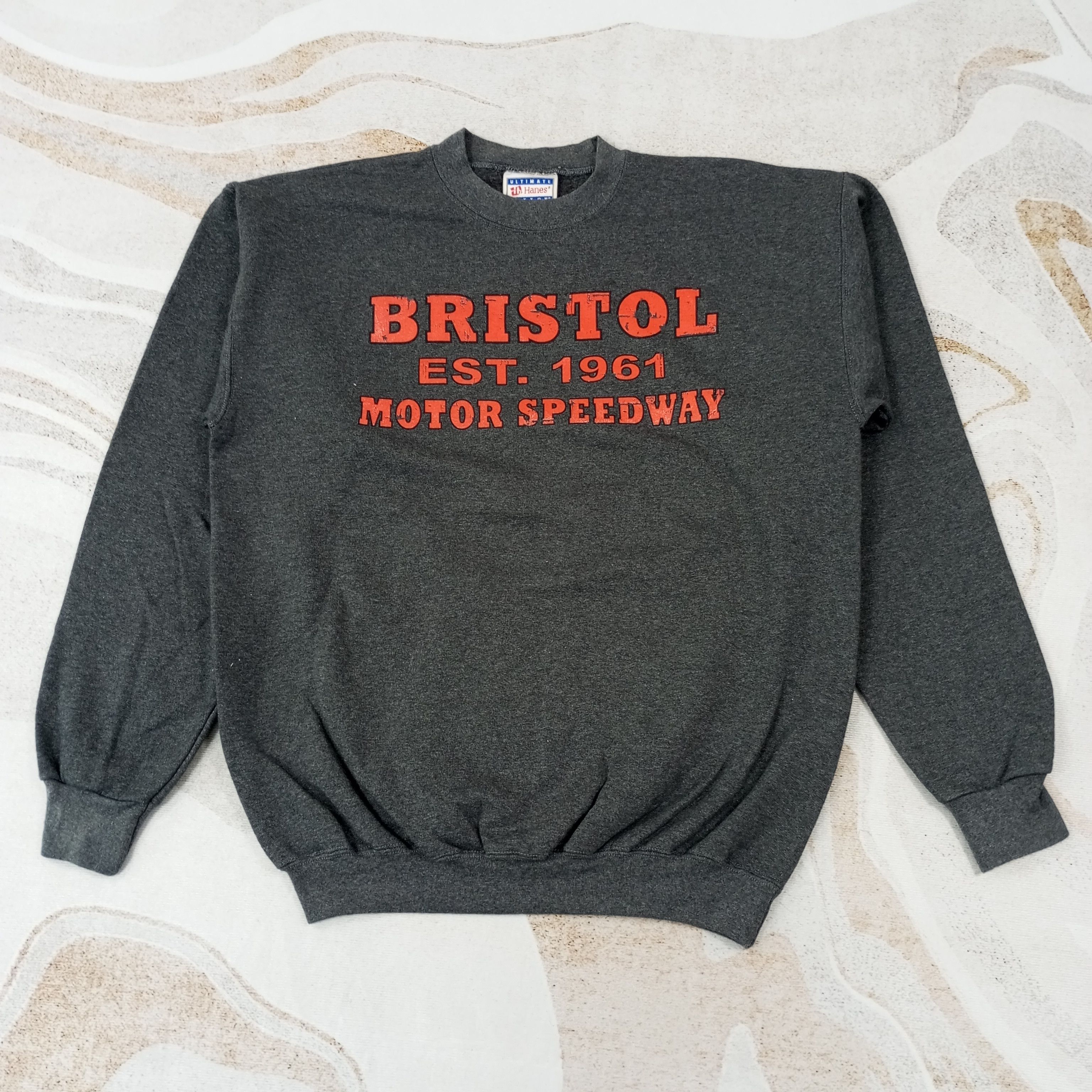 Hanes Vintage Bristol Motor Speedway Sweatshirt c230n4 Size US M / EU 48-50 / 2 - 1 Thumbnail