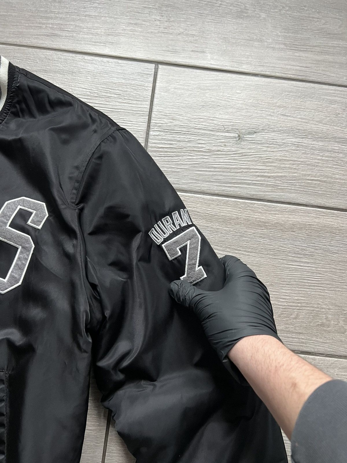 NBA Vintage Brooklyn NBA Durant Nets Varsity Bomber Jacket Size US S / EU 44-46 / 1 - 6 Thumbnail